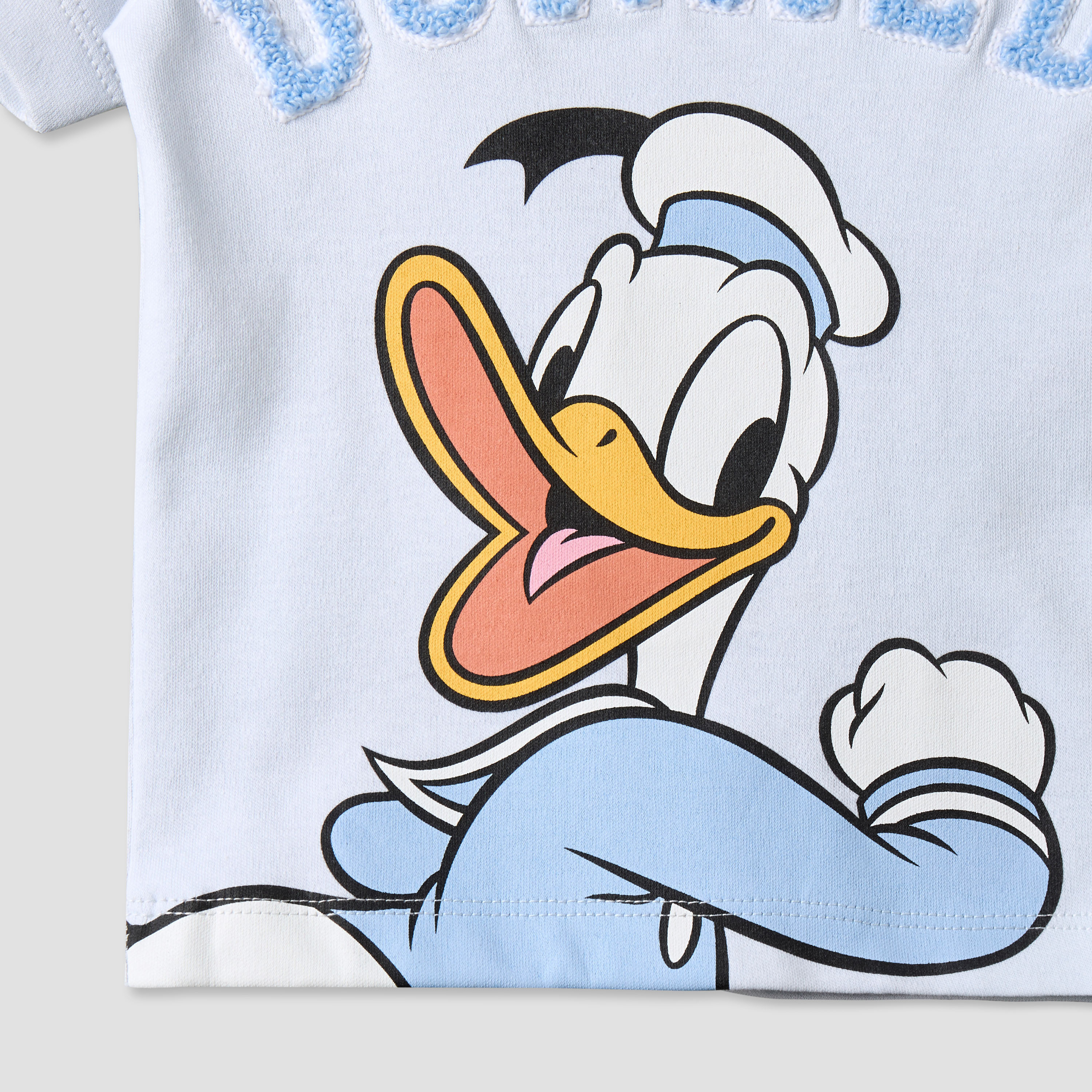 Disney Crew Neck Short Sleeves T-shirt and Shorts Set with Donald Duck Applique-baby-boys-clothing-setsandcoords-image-8