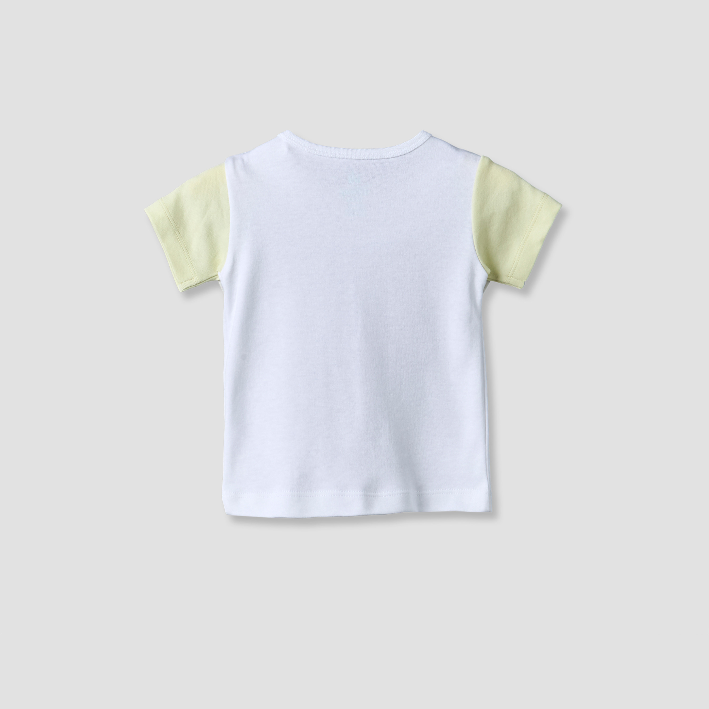 Disney Round Neck Short Sleeves T-shirt and Shorts Set with Stitch Print-baby-boys-clothing-setsandcoords-image-5