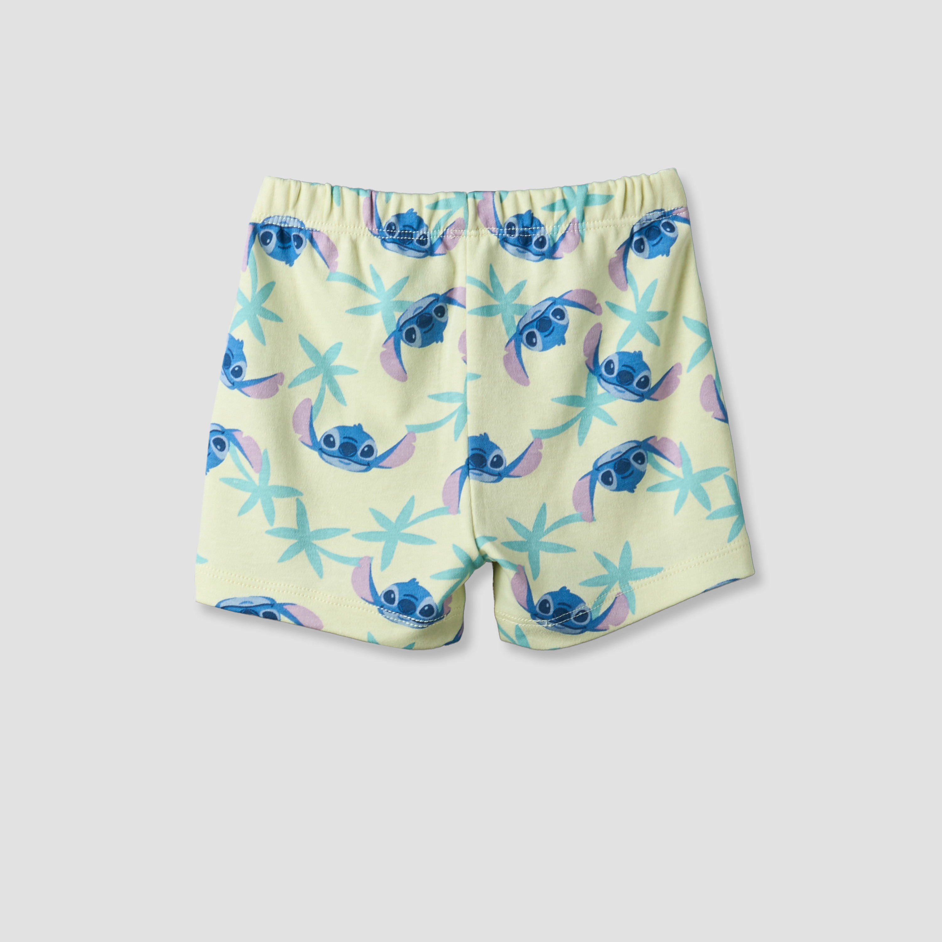 Disney Round Neck Short Sleeves T-shirt and Shorts Set with Stitch Print-baby-boys-clothing-setsandcoords-image-6