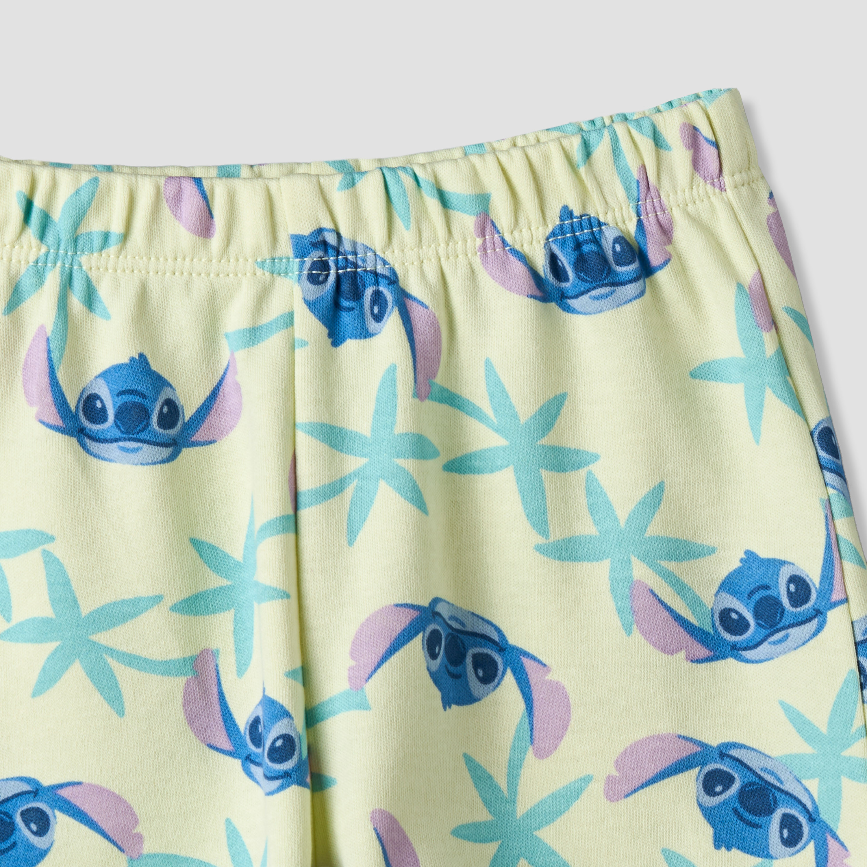 Disney Round Neck Short Sleeves T-shirt and Shorts Set with Stitch Print-baby-boys-clothing-setsandcoords-image-9