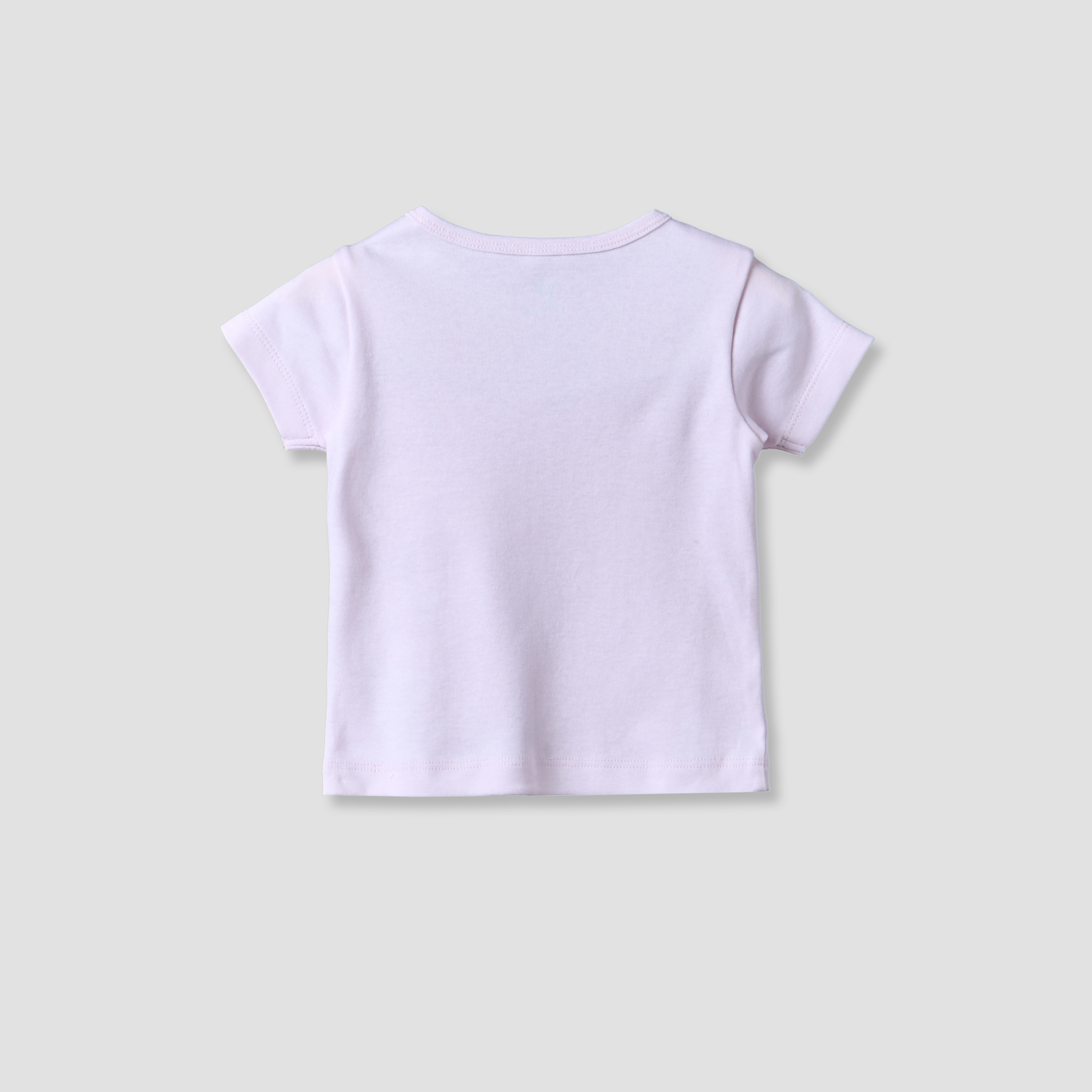 Disney Crew Neck Short Sleeve T-shirt and Shorts Set with Minnie Mouse Print-baby-girls-clothing-setsandcoords-image-4