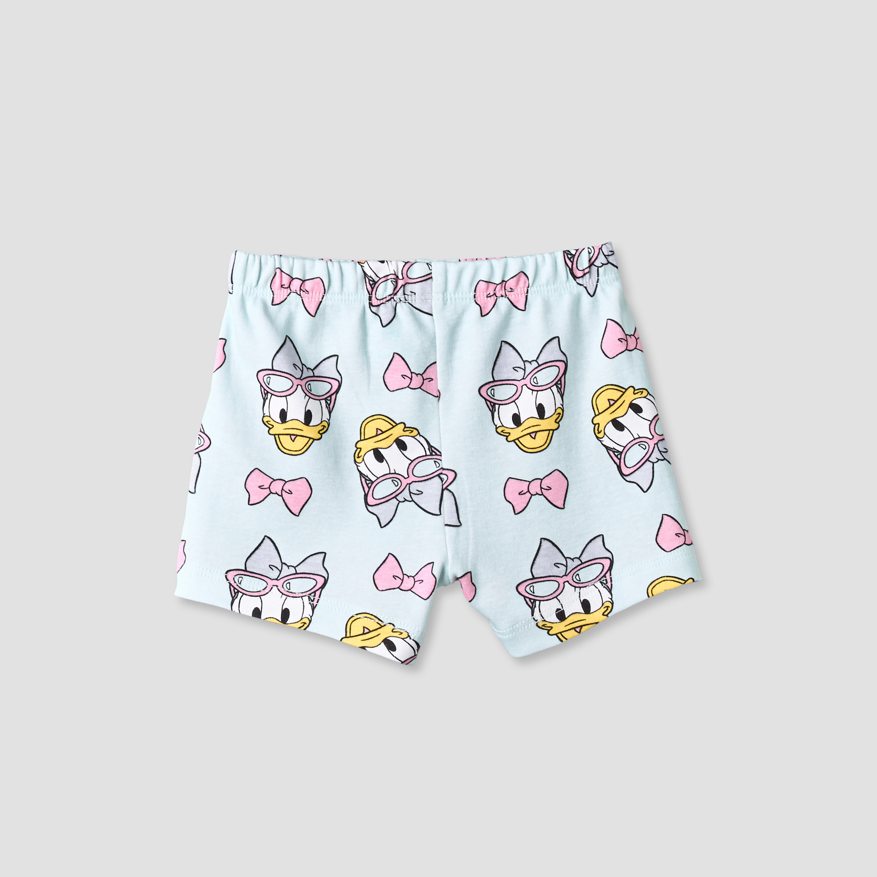 Disney Crew Neck Short Sleeve T-shirt and Shorts Set with Daisy Duck Print-baby-girls-clothing-setsandcoords-image-6