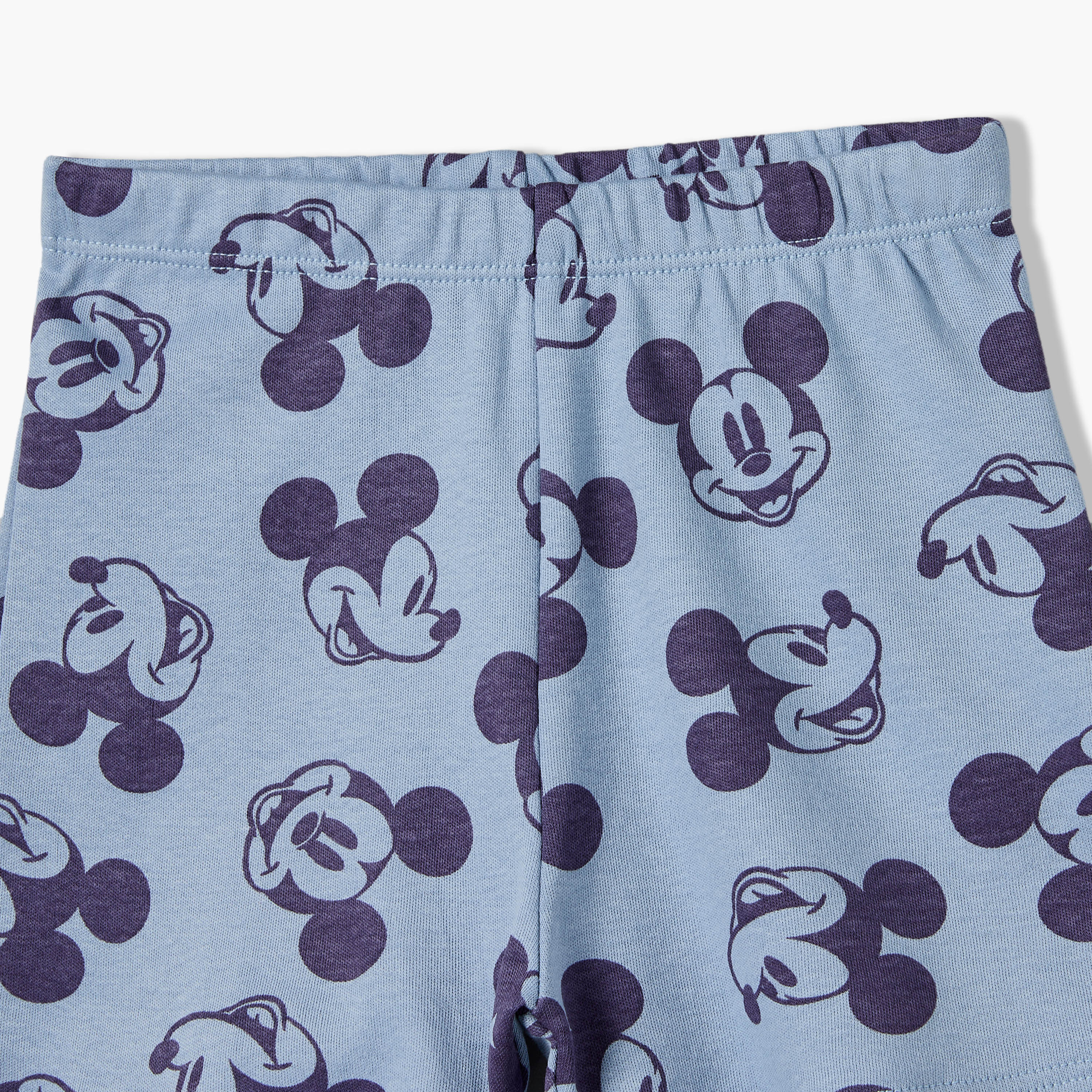 طقم شورت وتيشيرت برقبة ضيقة وأكمام قصيرة وطبعات ميكي ماوس من ديزني-baby-boys-clothing-setsandcoords-image-8