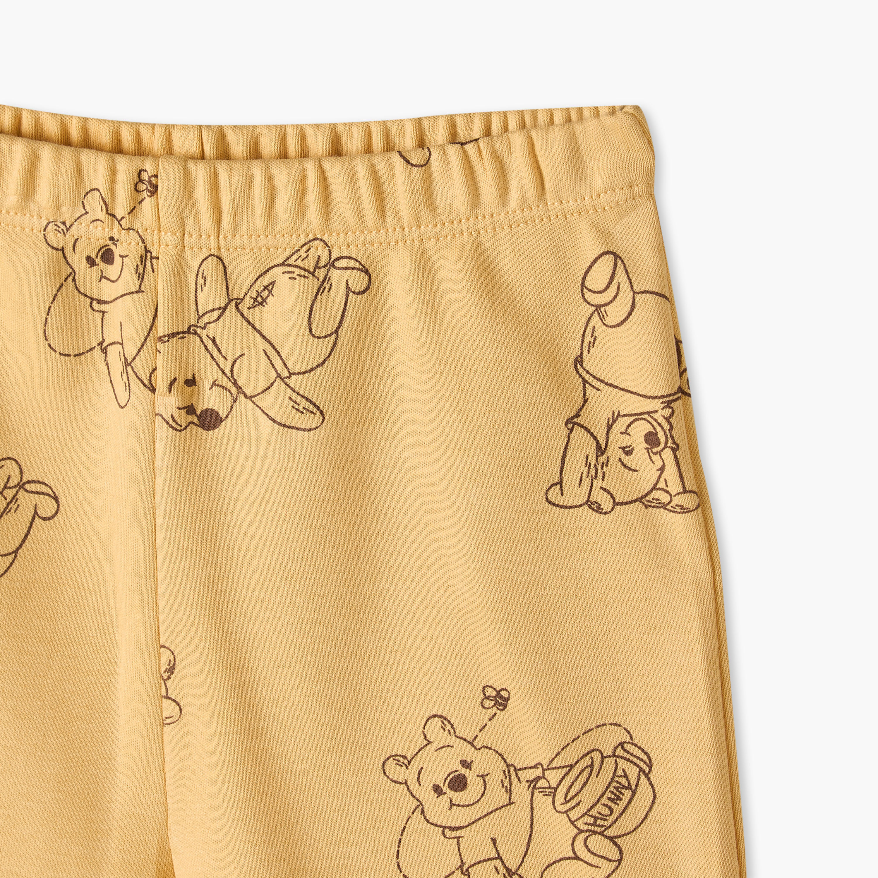 طقم تيشيرت وشورت بياقة مستديرة وأكمام قصيرة بطبعة ويني ذا بوه من ديزني-baby-boys-clothing-setsandcoords-image-8