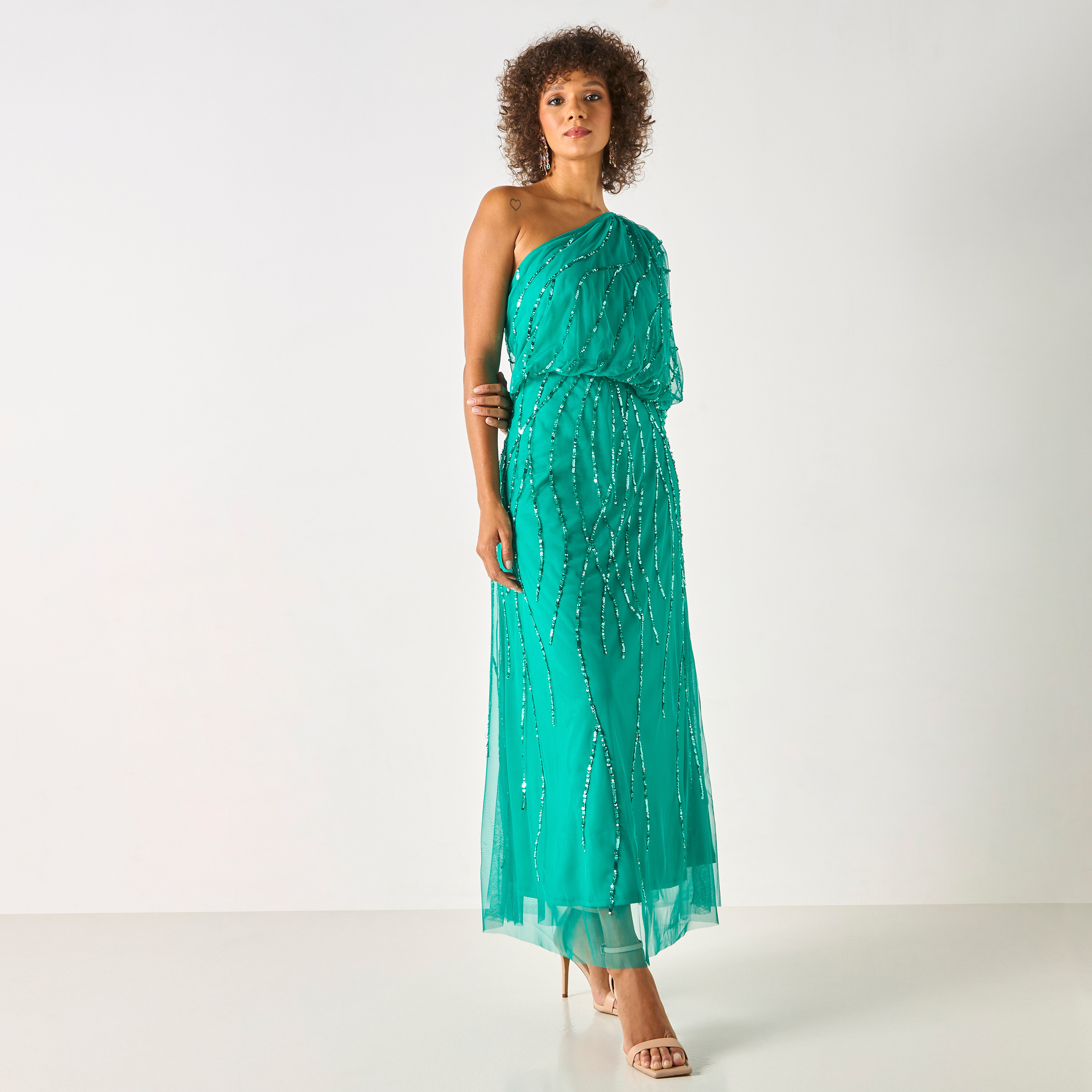 فستان ماكسي مزيّن بالترتر بأكمام طويلة من تشارمي-women-clothing-dresses-image-7