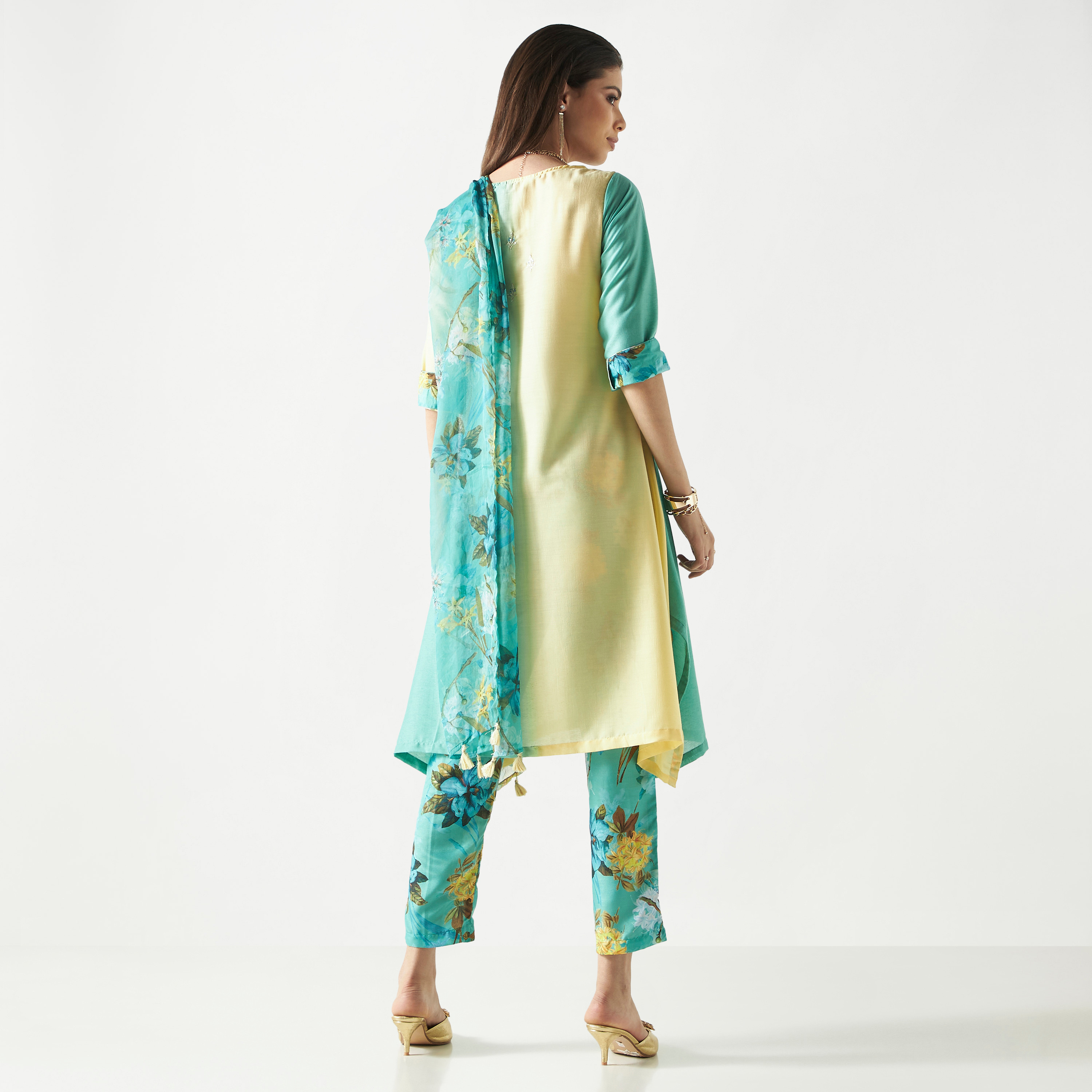 BIBA 3-Piece Floral Print Ethnic Salwar Suit Set-women-clothing-ethnicwear-salwarsuits-image-3