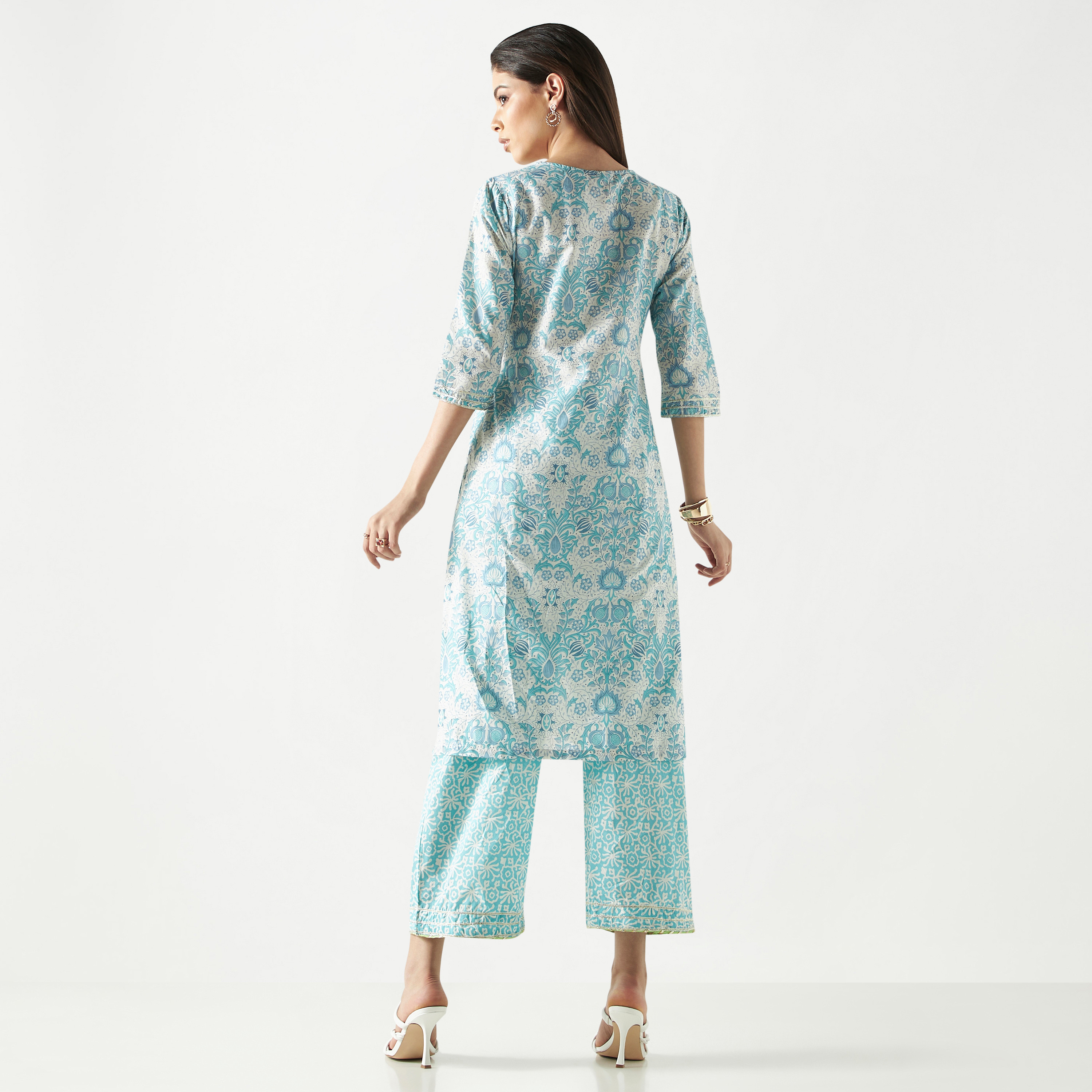 BIBA 3-Piece Floral Print Ethnic Salwar Suit Set-women-clothing-ethnicwear-salwarsuits-image-3