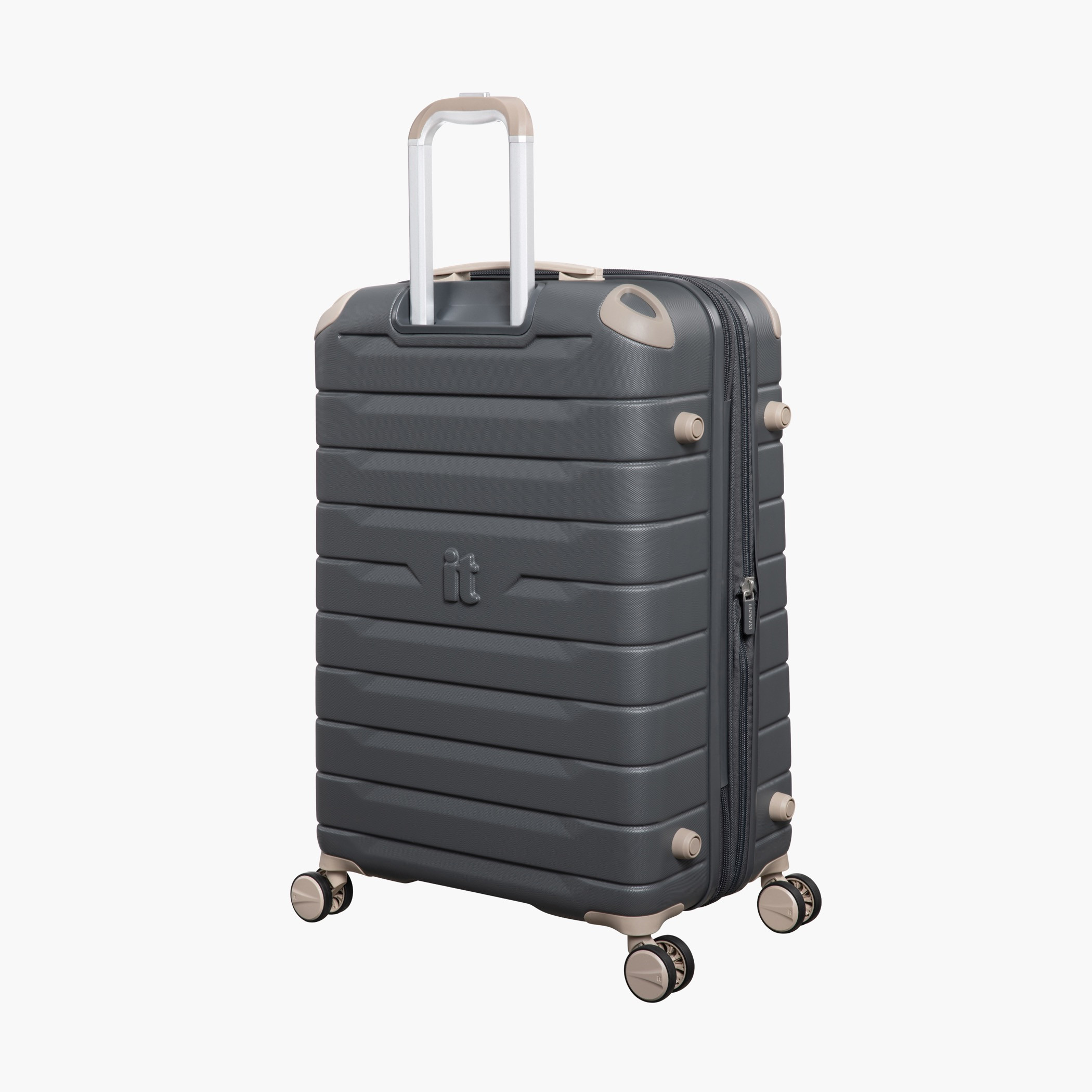 IT Solid Hardcase Trolley Bag with Retractable Handle - 20 Inches Check-in Bag-travel-luggagesandbags-luggage-image-3