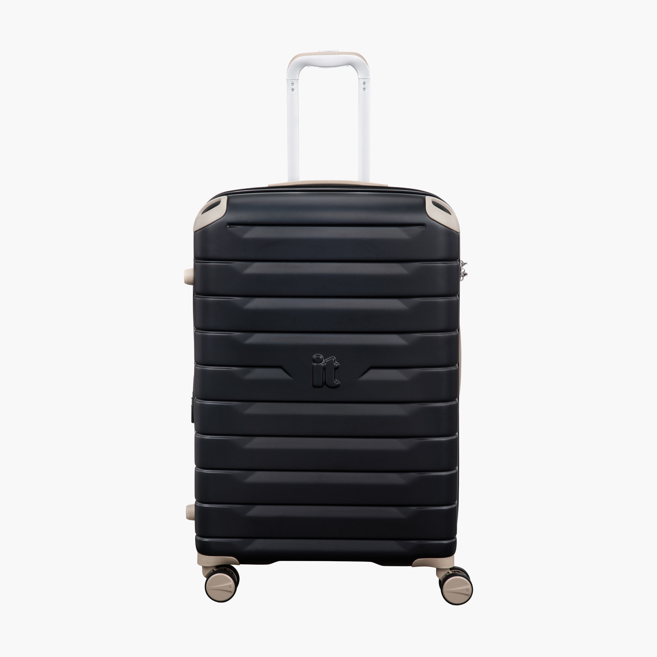 IT Solid Hardcase Trolley Bag with Retractable Handle - 24 Inches Check-in Bag-travel-luggagesandbags-luggage-image-1