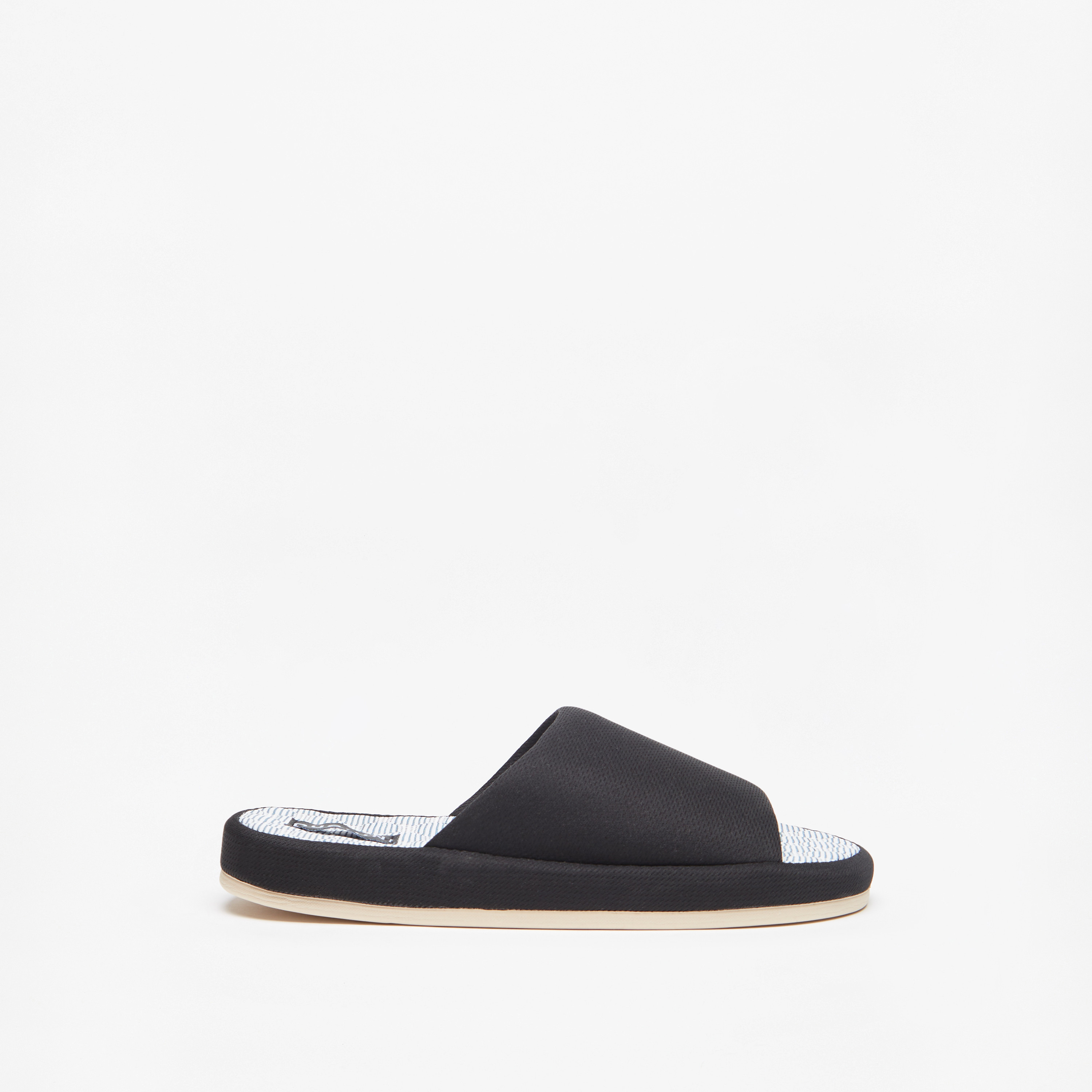 Duchini Men's Textured Bedroom Slide Slippers-men-shoes-flipflopsandslides-image-2
