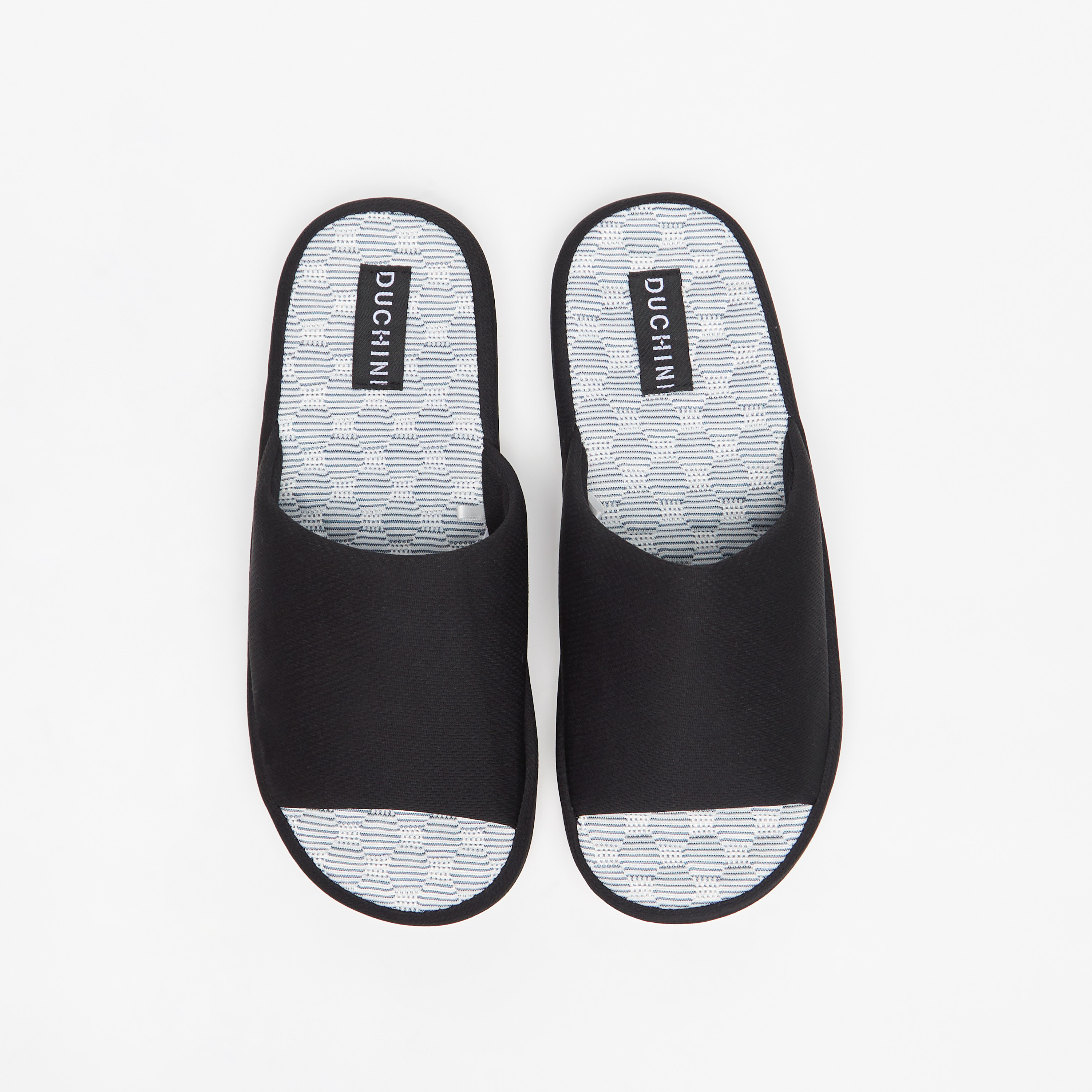 Duchini Men's Textured Bedroom Slide Slippers-men-shoes-flipflopsandslides-image-4