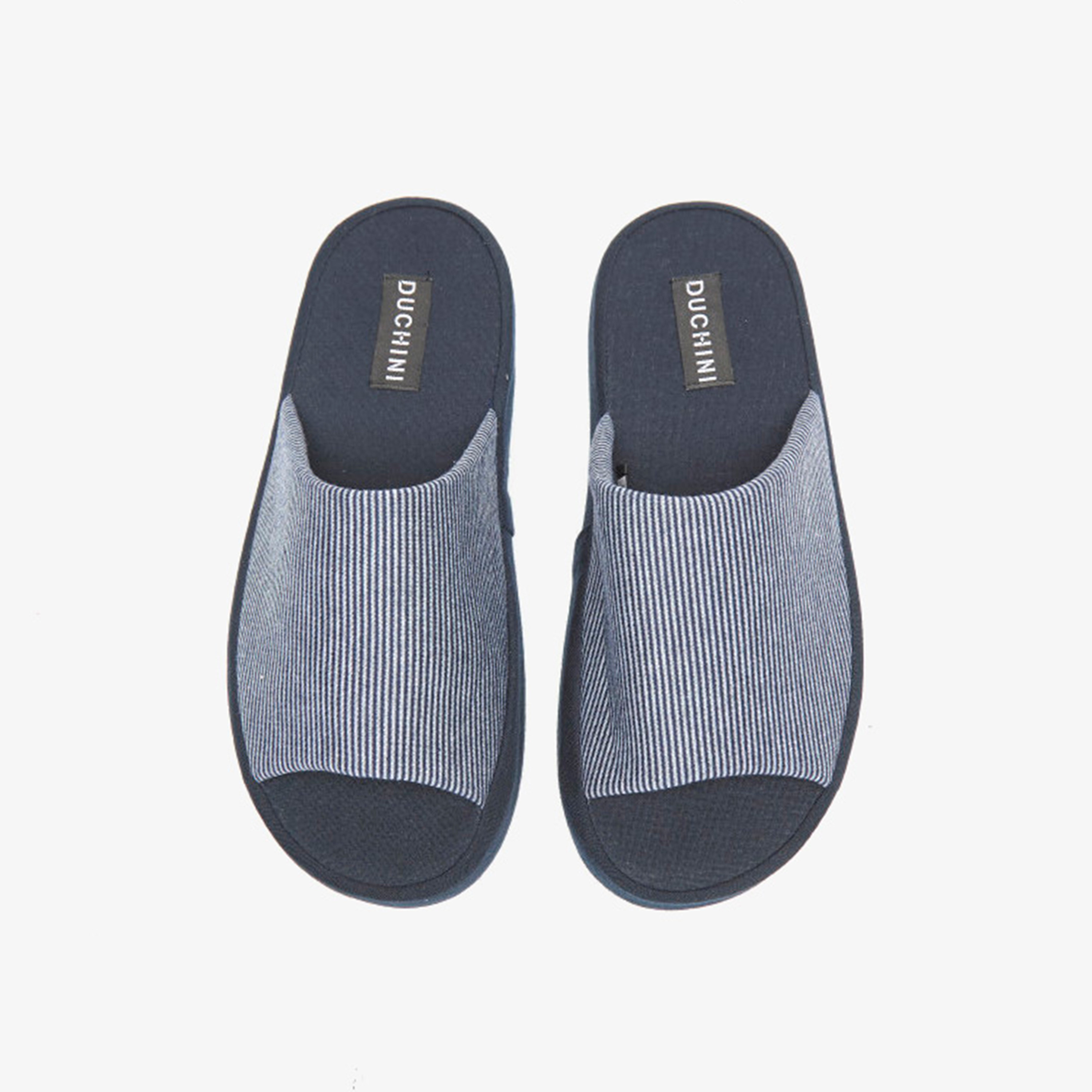 Duchini Men's Striped Bedroom Slides-men-shoes-flipflopsandslides-image-1