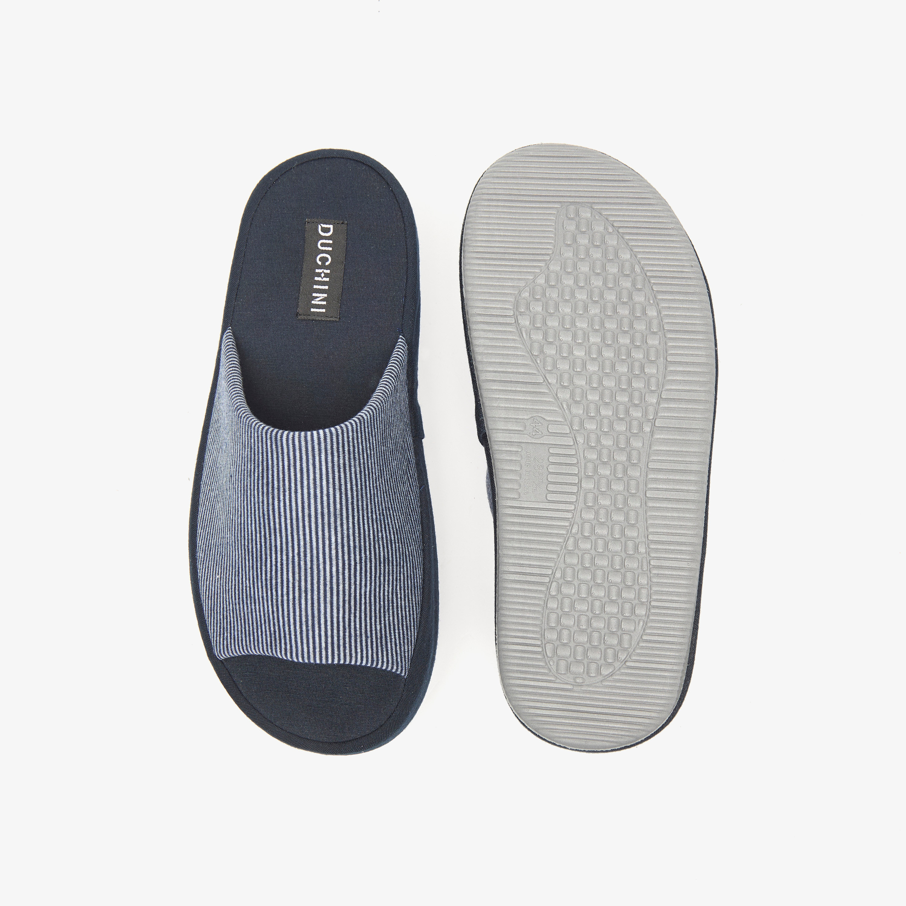 Duchini Men's Striped Bedroom Slides-men-shoes-flipflopsandslides-image-5