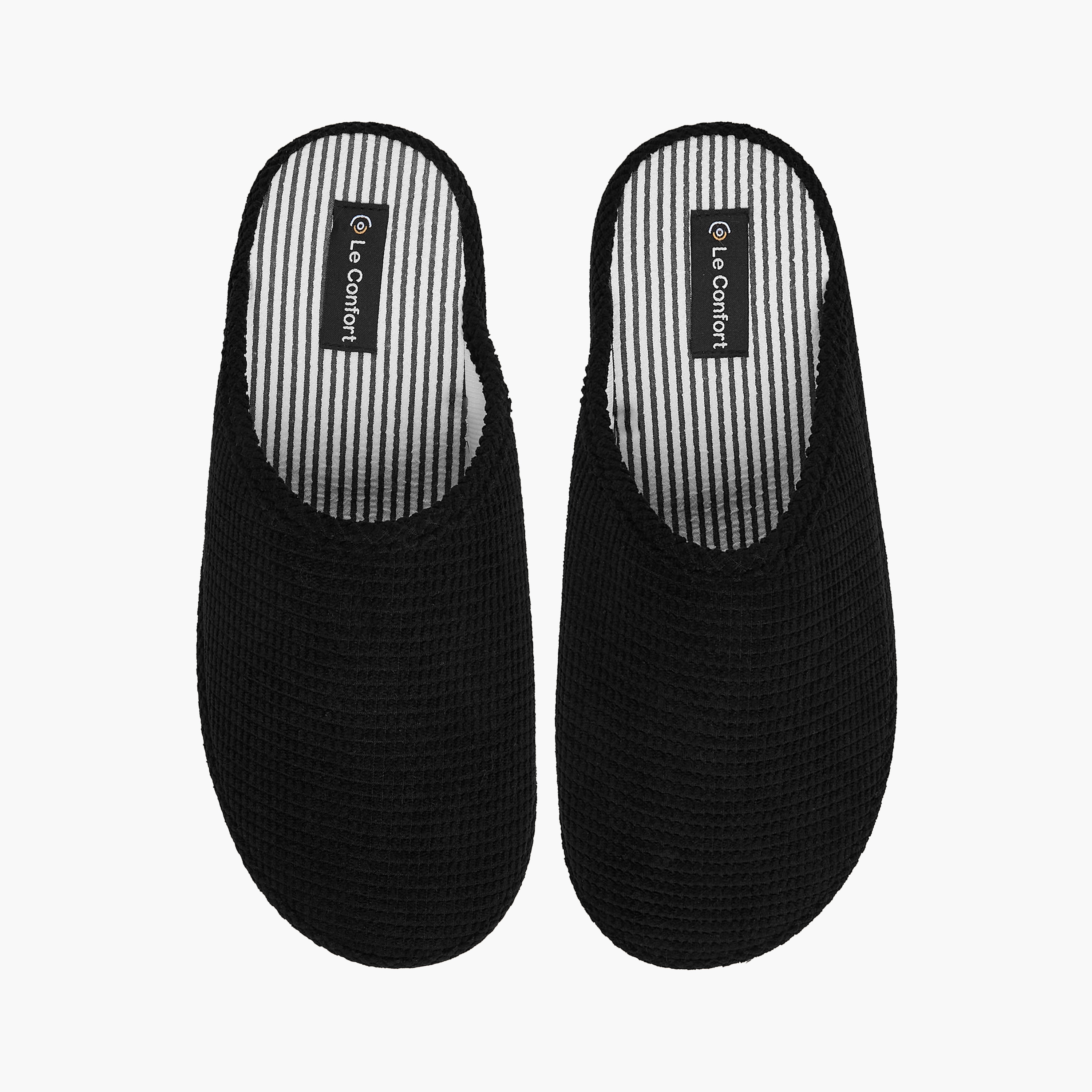 Le Confort Textured Bedroom Slippers-men-shoes-flipflopsandslides-image-1