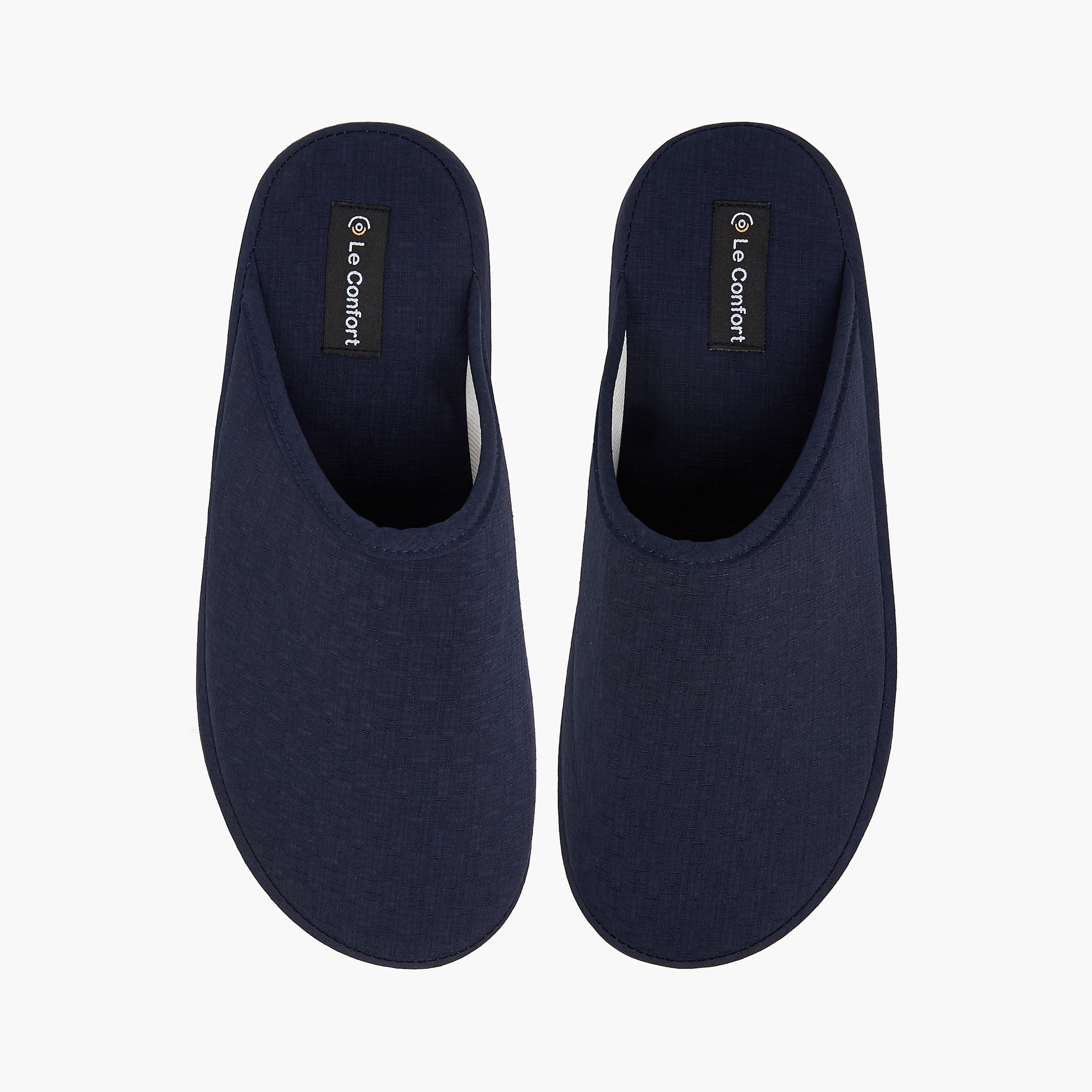 Le Confort Solid Bedroom Slippers-men-shoes-flipflopsandslides-image-1