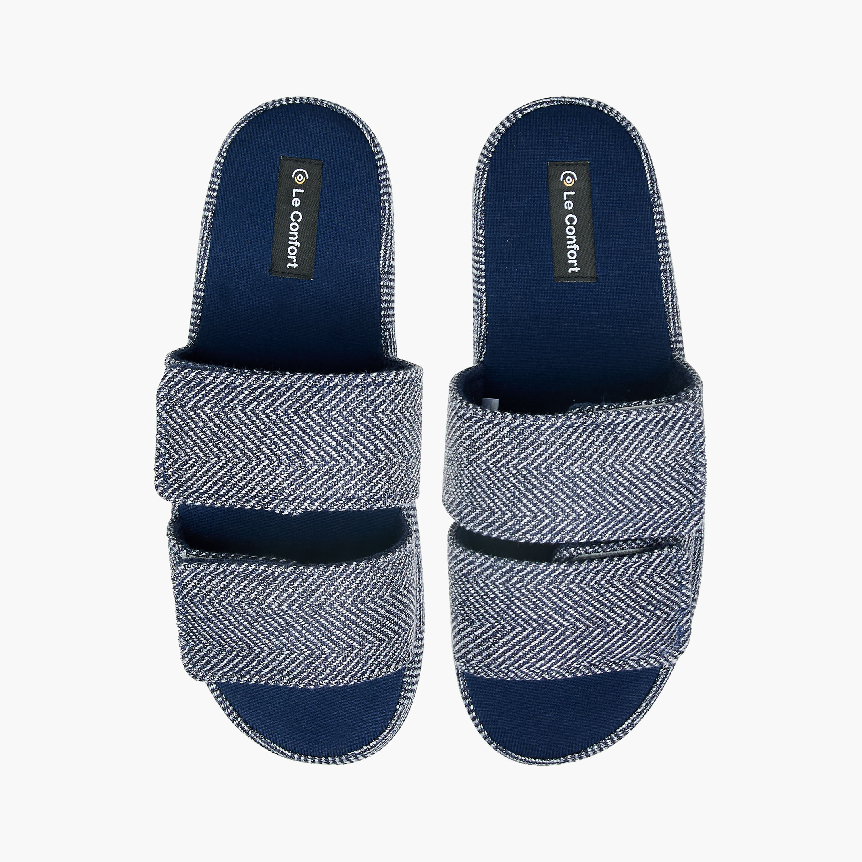 شبشب غرفة نوم بحزام بشريط إغلاق للرجال من لو كونفورت-men-shoes-flipflopsandslides-image-1