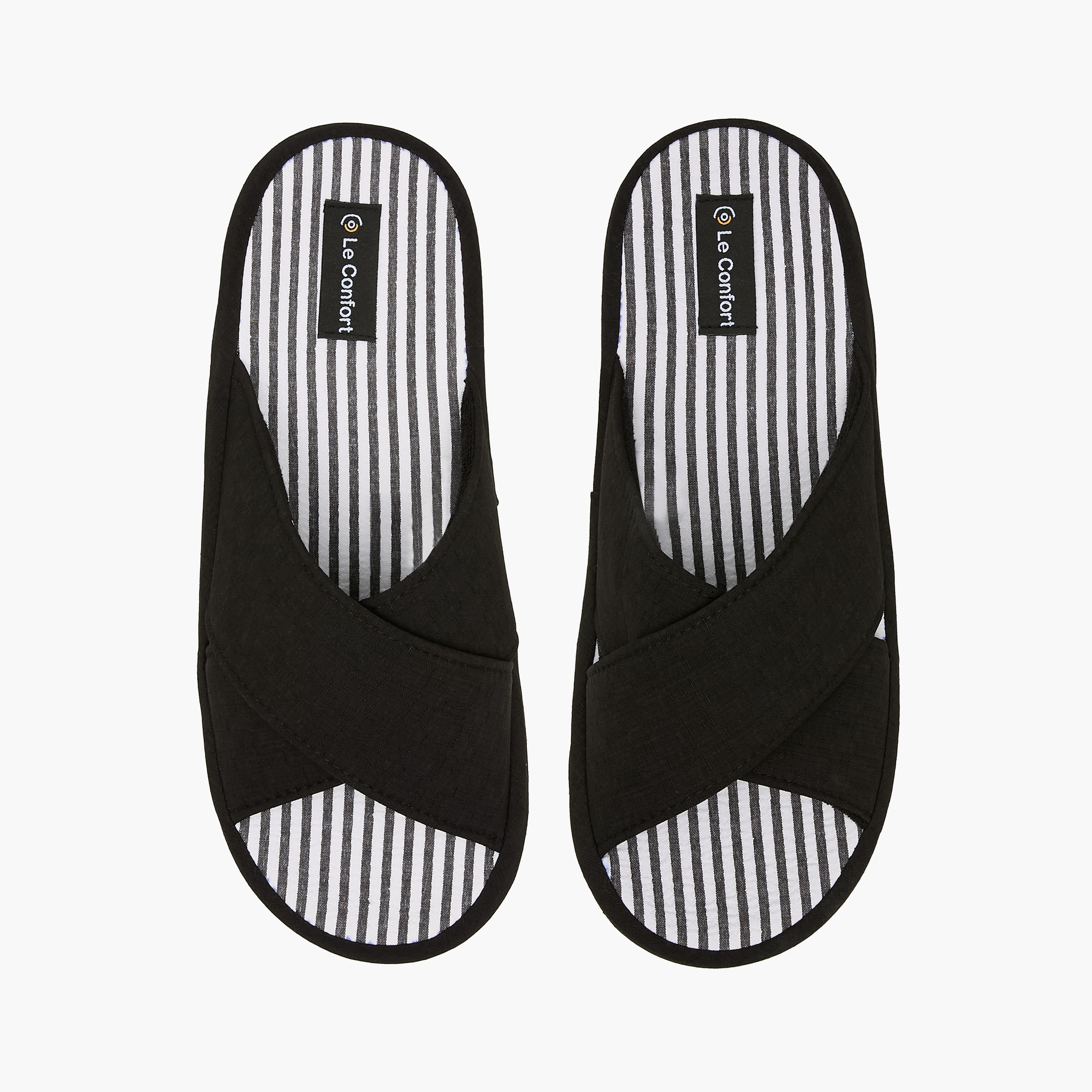 شبشب غرفة نوم بأحزمة متقاطعة للرجال من لو كونفورت-men-shoes-flipflopsandslides-image-1
