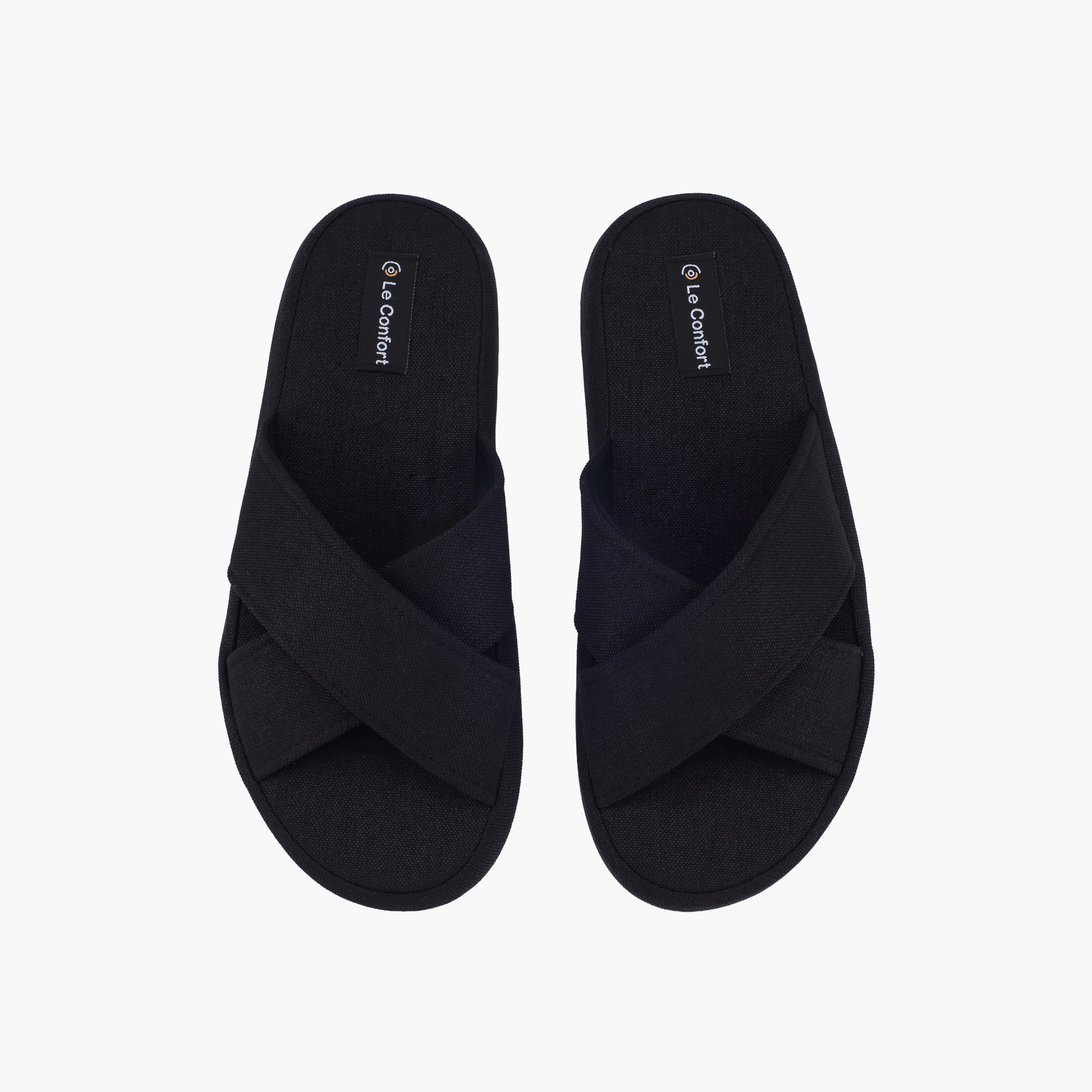Le Confort Men Cross Strap Bedroom Slippers-men-shoes-sandals-image-1