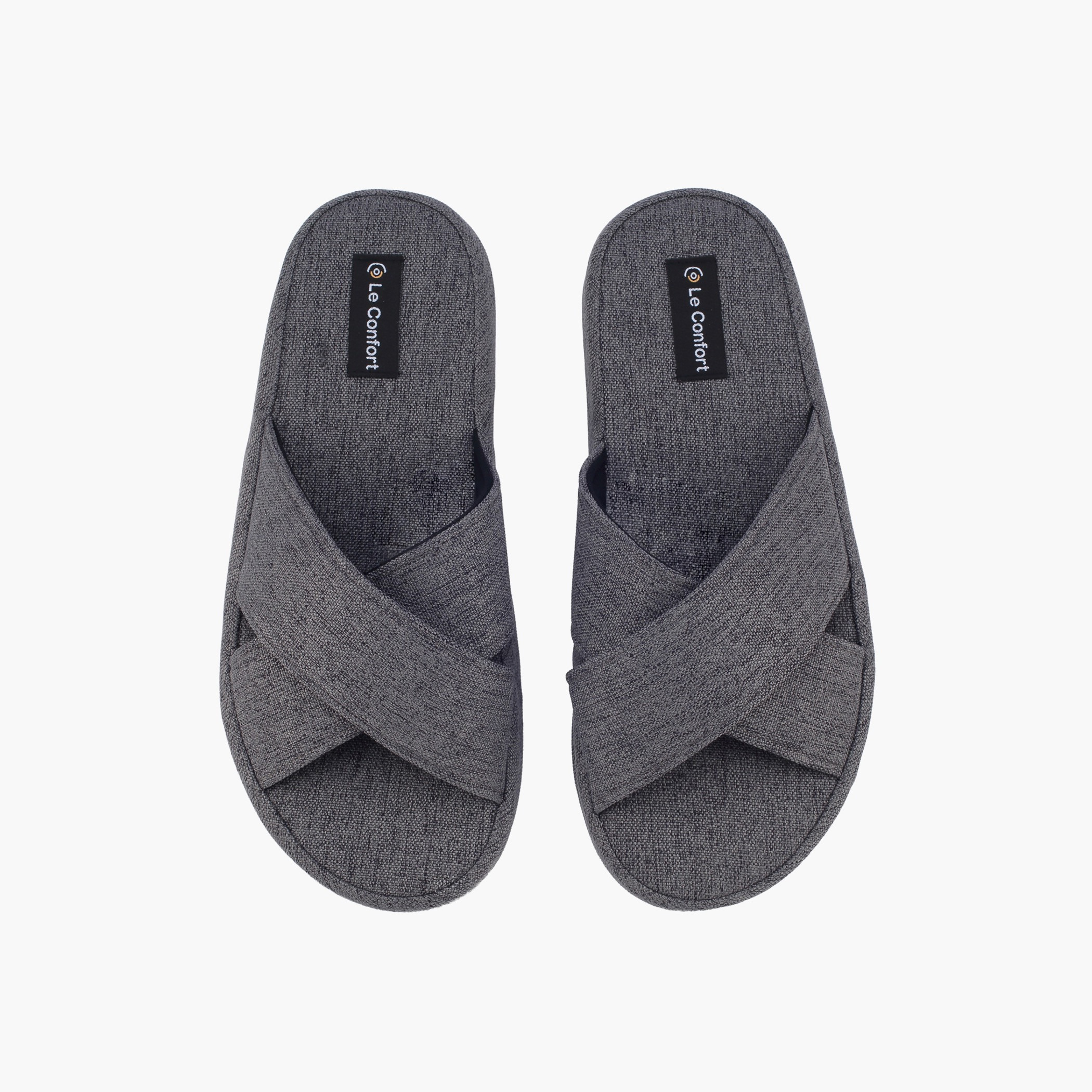 Le Confort Men Cross Strap Bedroom Slippers-men-shoes-sandals-image-1