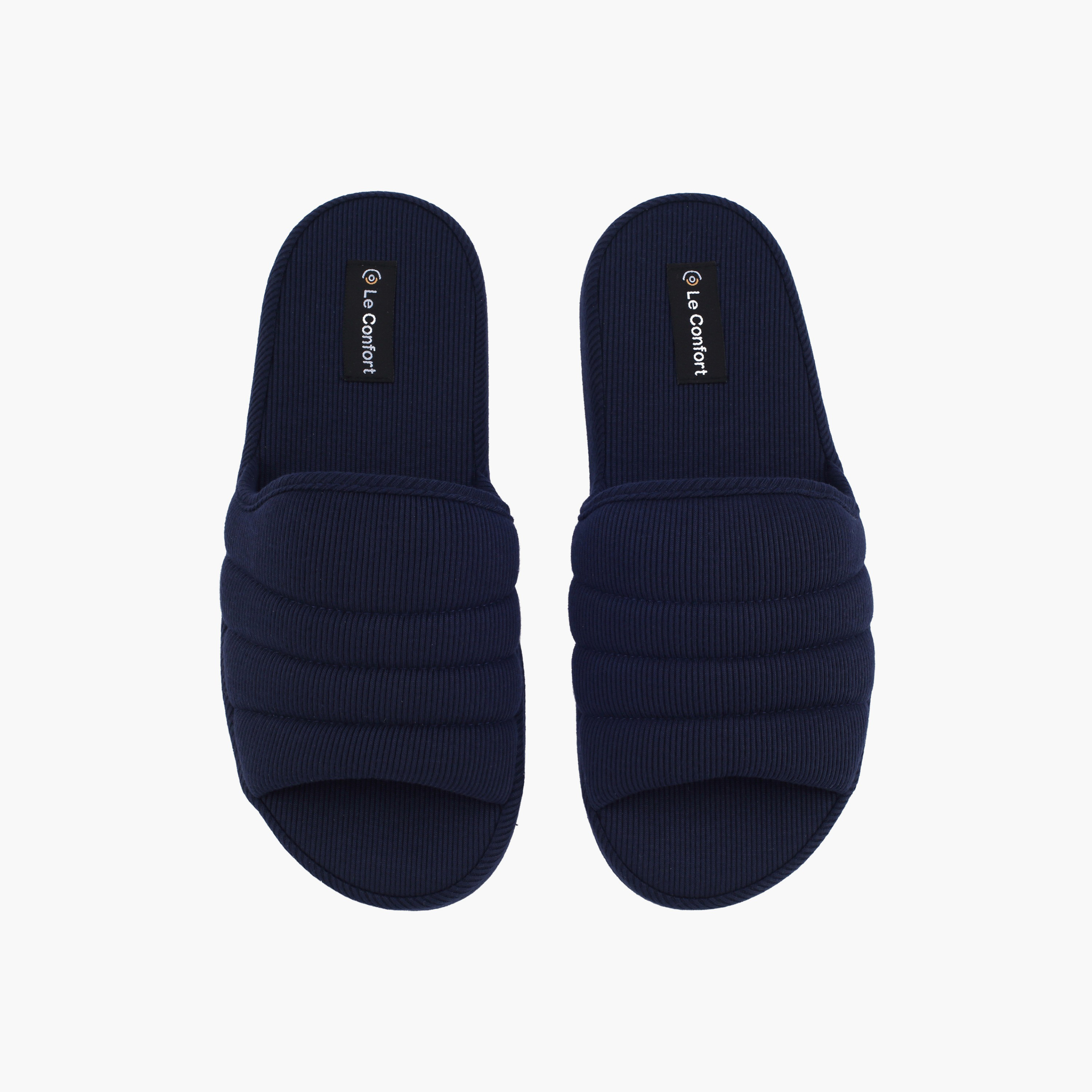 Le Confort Men Ribbed Bedroom Slides-men-shoes-flipflopsandslides-image-1