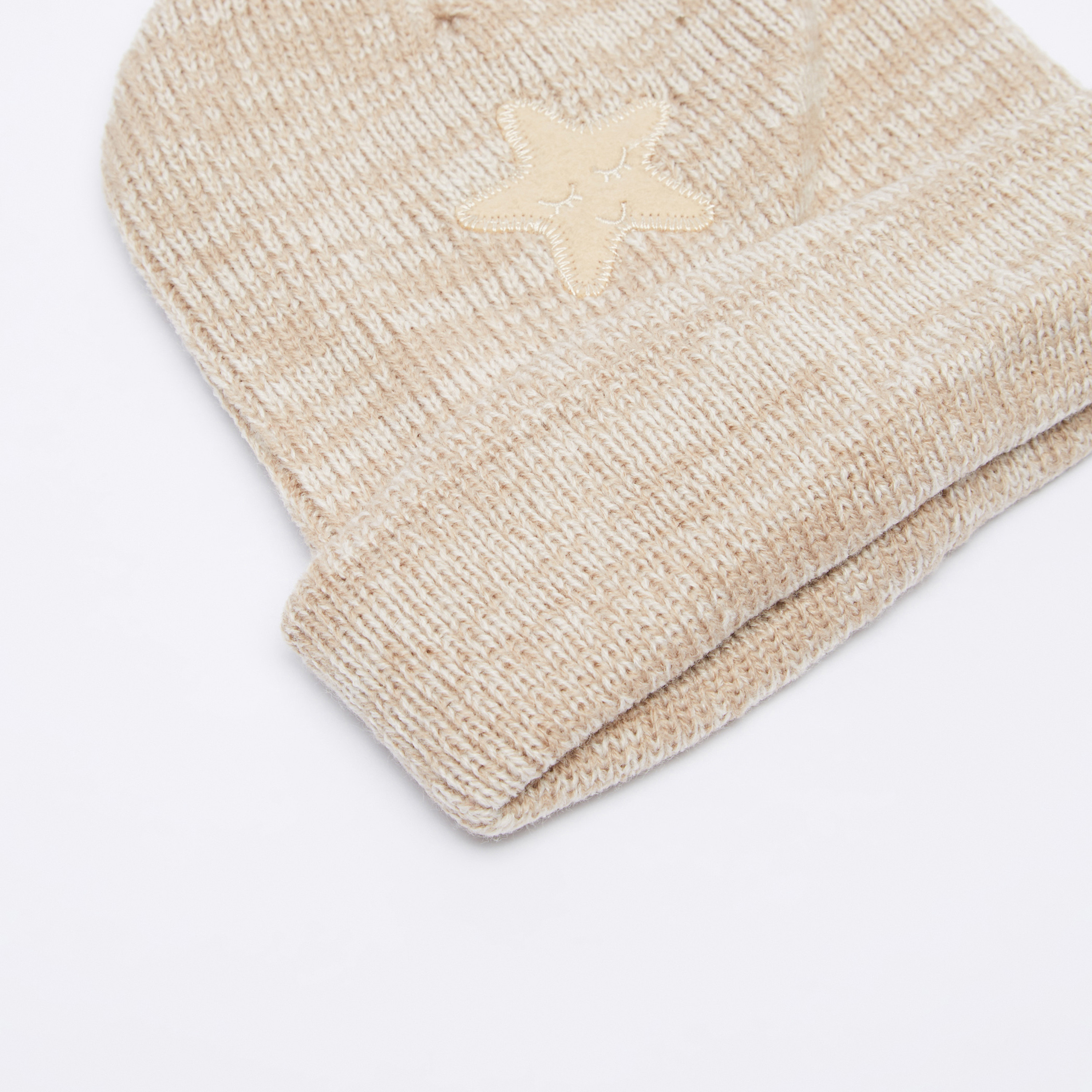 Juniors Textured Beanie Cap with Embroidery-baby-boys-accessories-caps-image-3