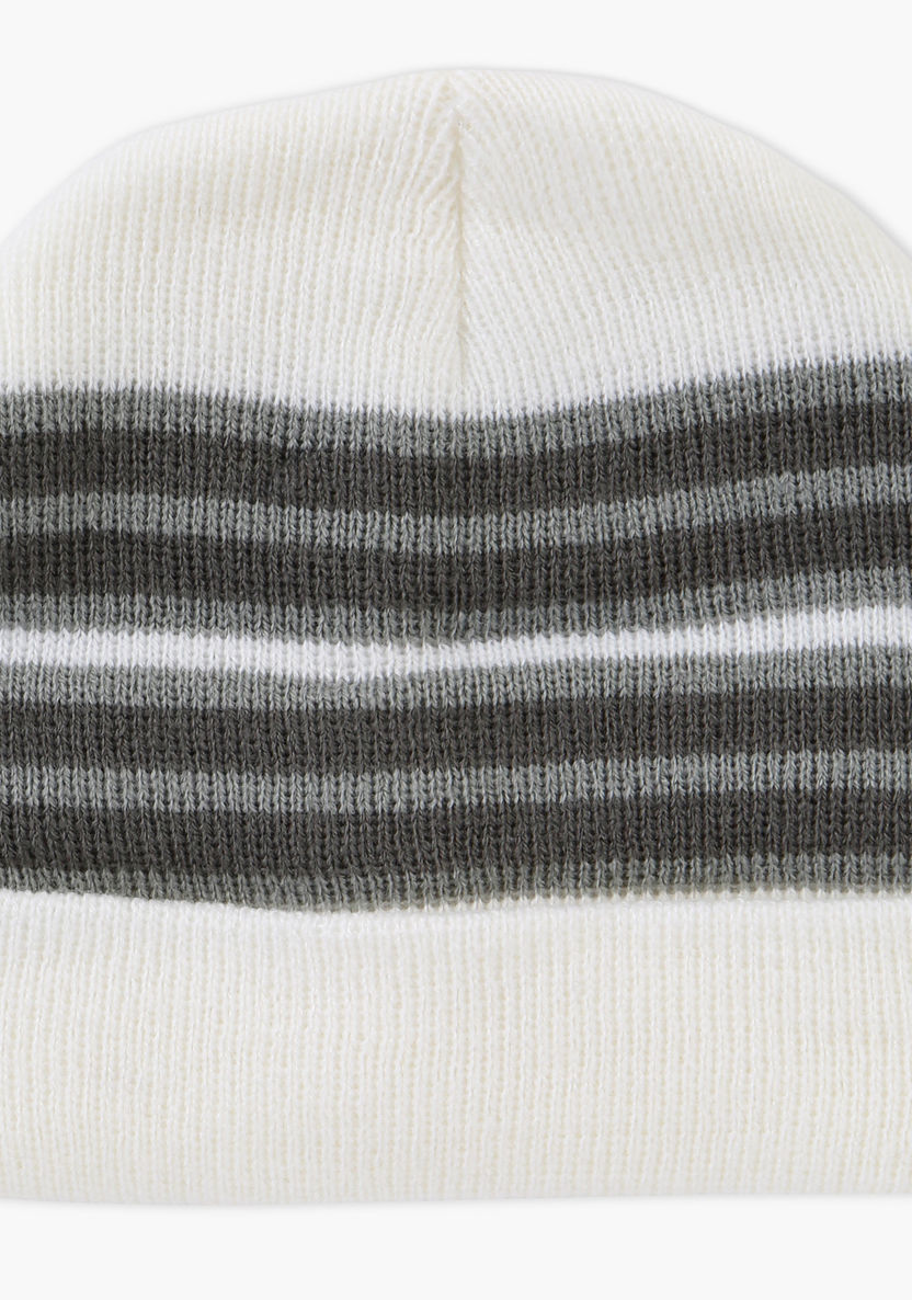 Juniors Striped Beanie-Caps-image-0