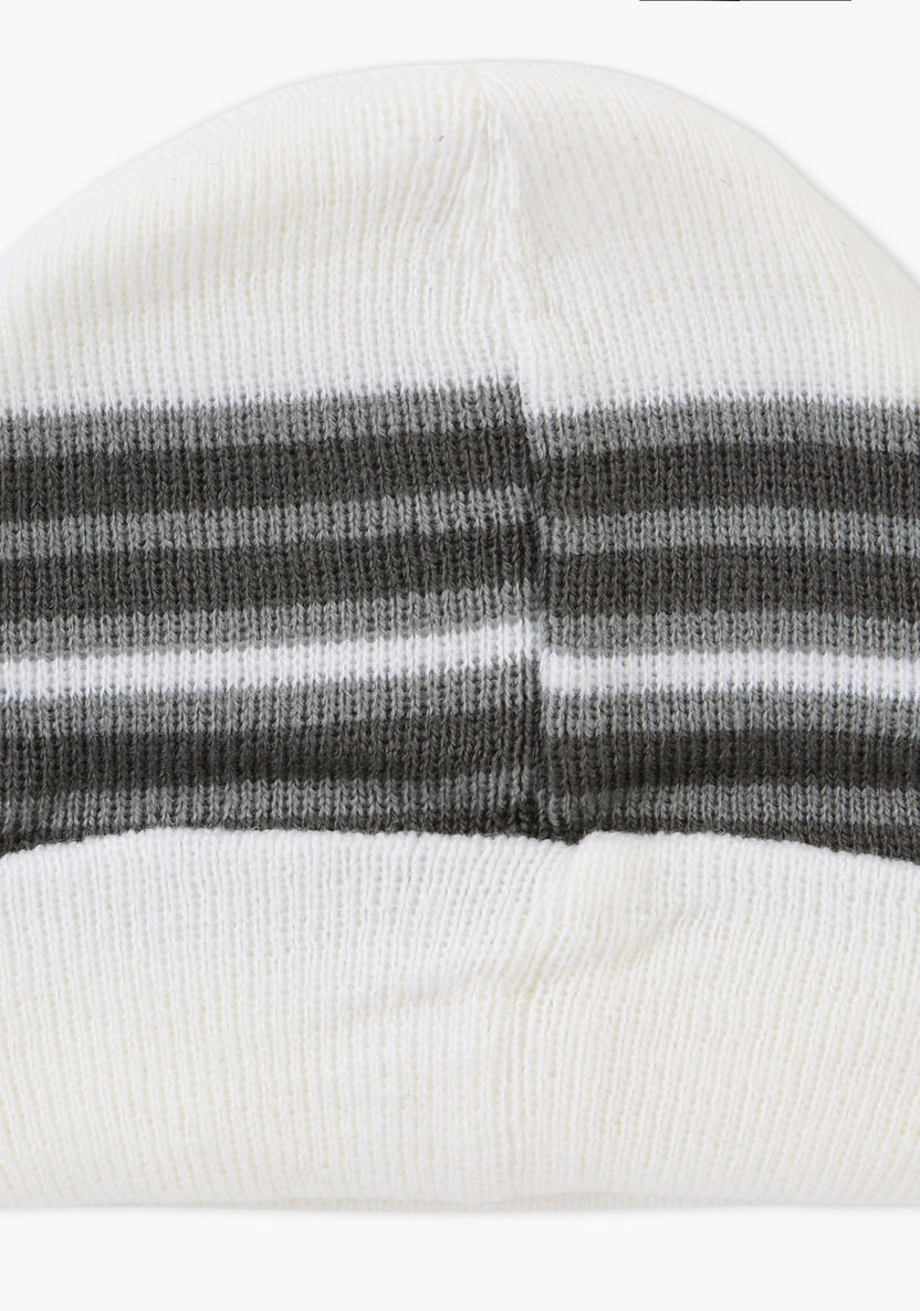 Juniors Striped Beanie-Caps-image-1