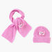 Juniors Embellished Beanie Cap and Scarf-Caps-thumbnail-0