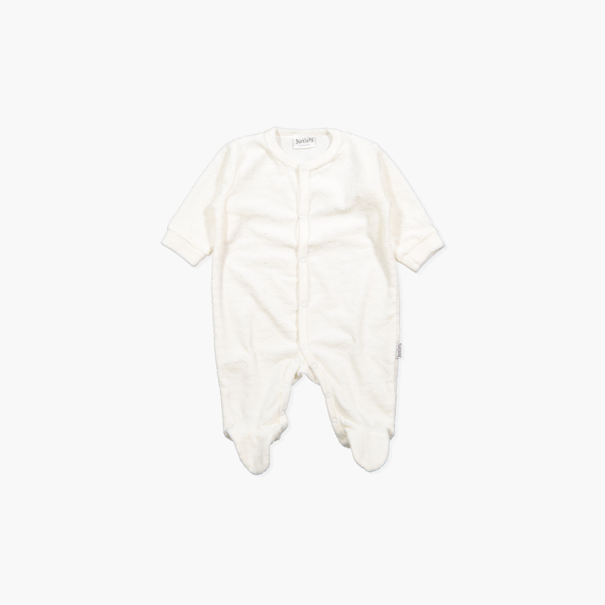 Juniors Textured Closed Feet Sleepsuit with Button Closure-baby-boys-clothing-nightwear-sleepsuits-image-1