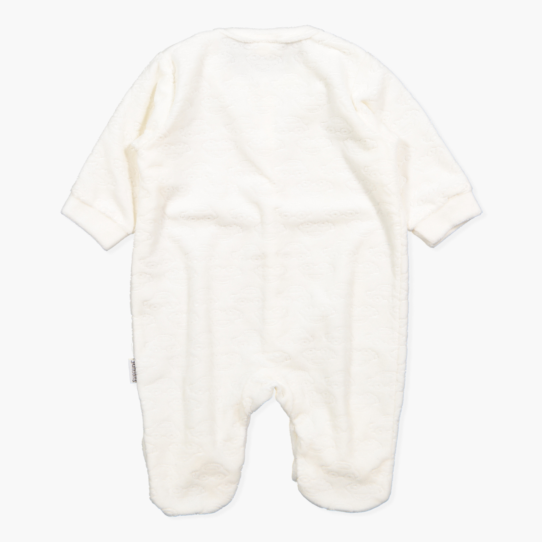 Juniors Textured Closed Feet Sleepsuit with Button Closure-baby-boys-clothing-nightwear-sleepsuits-image-2