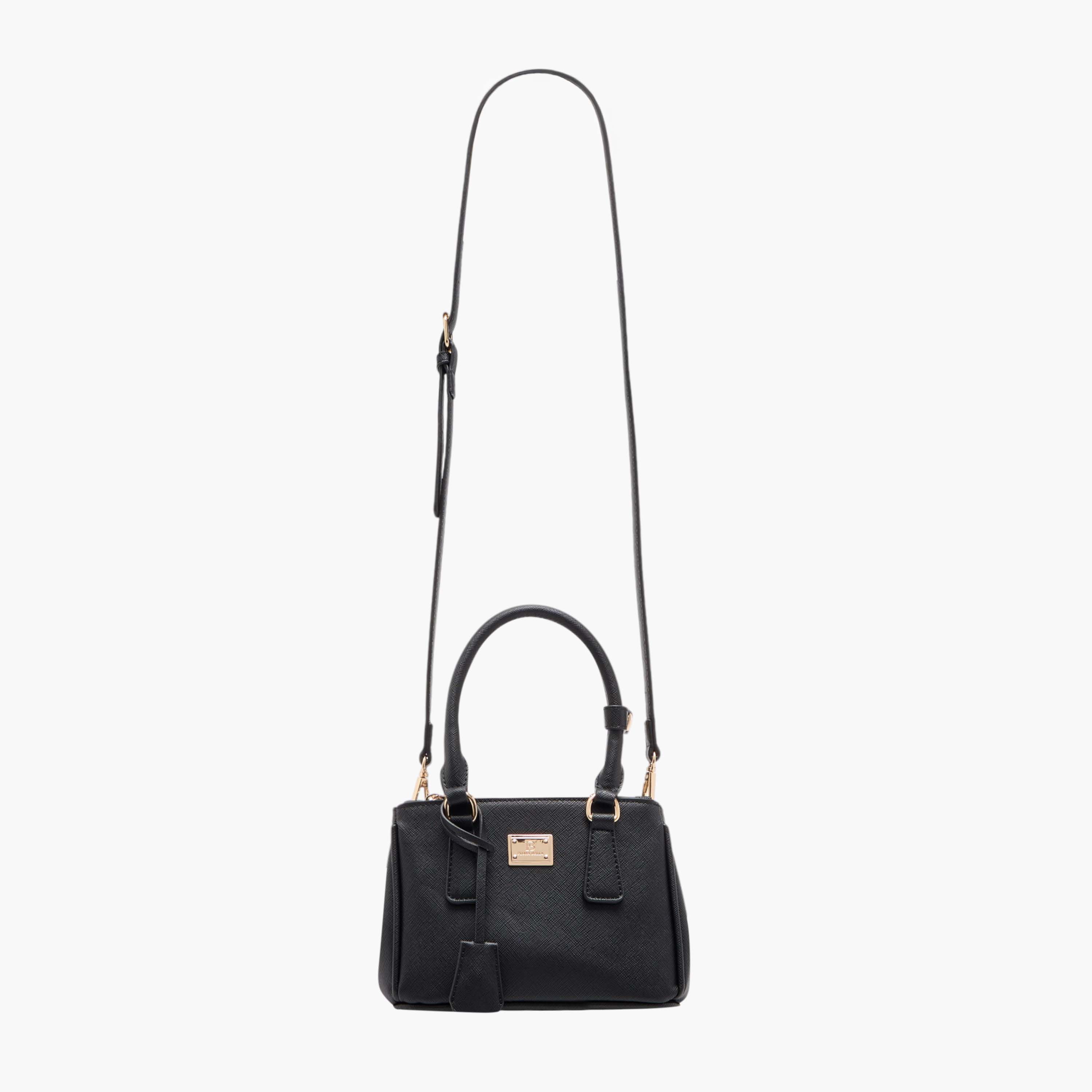 Flora Bella Textured Crossbody Bag with Detachable Strap and Zip Closure-women-bagsandwallets-handbags-image-2