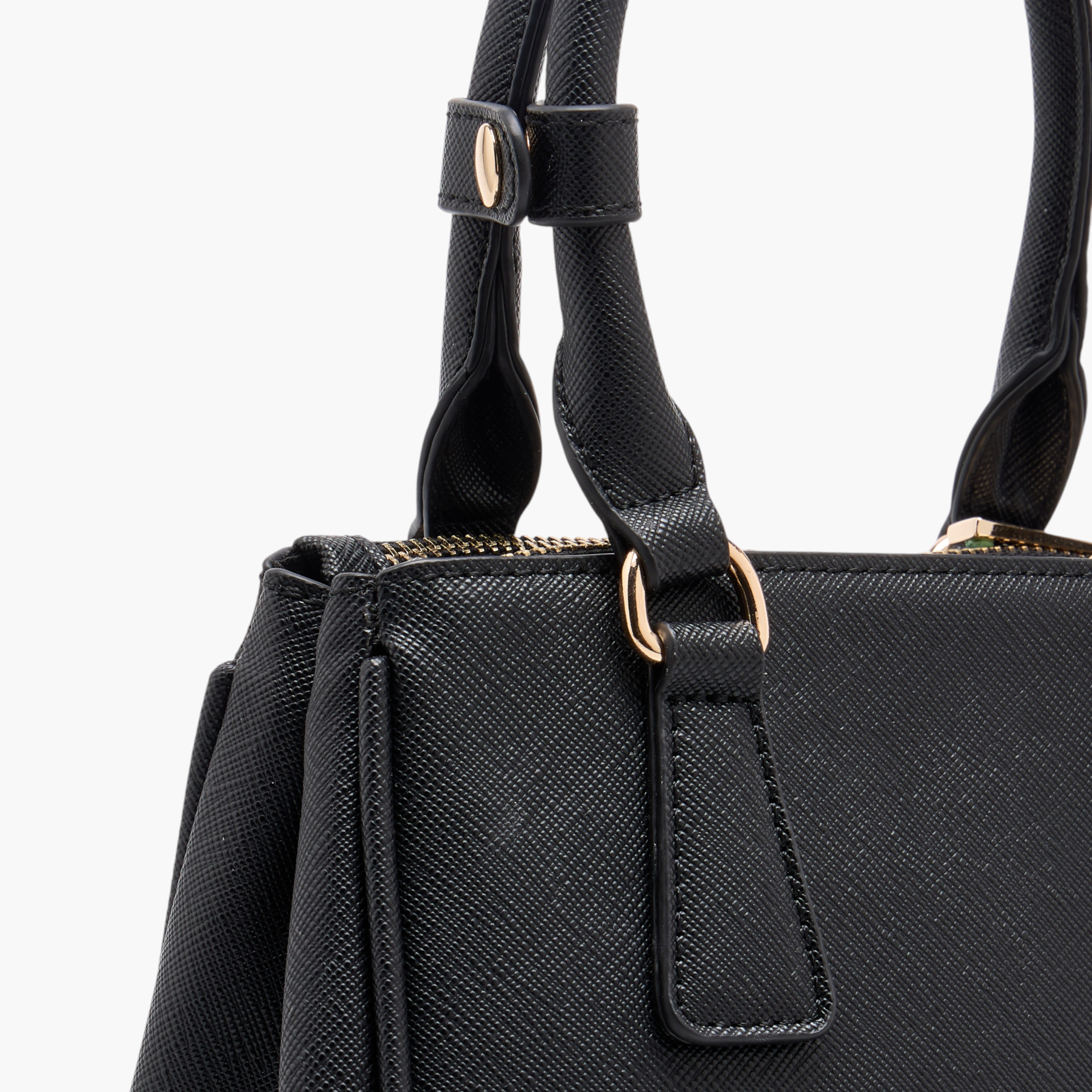 Flora Bella Textured Crossbody Bag with Detachable Strap and Zip Closure-women-bagsandwallets-handbags-image-5