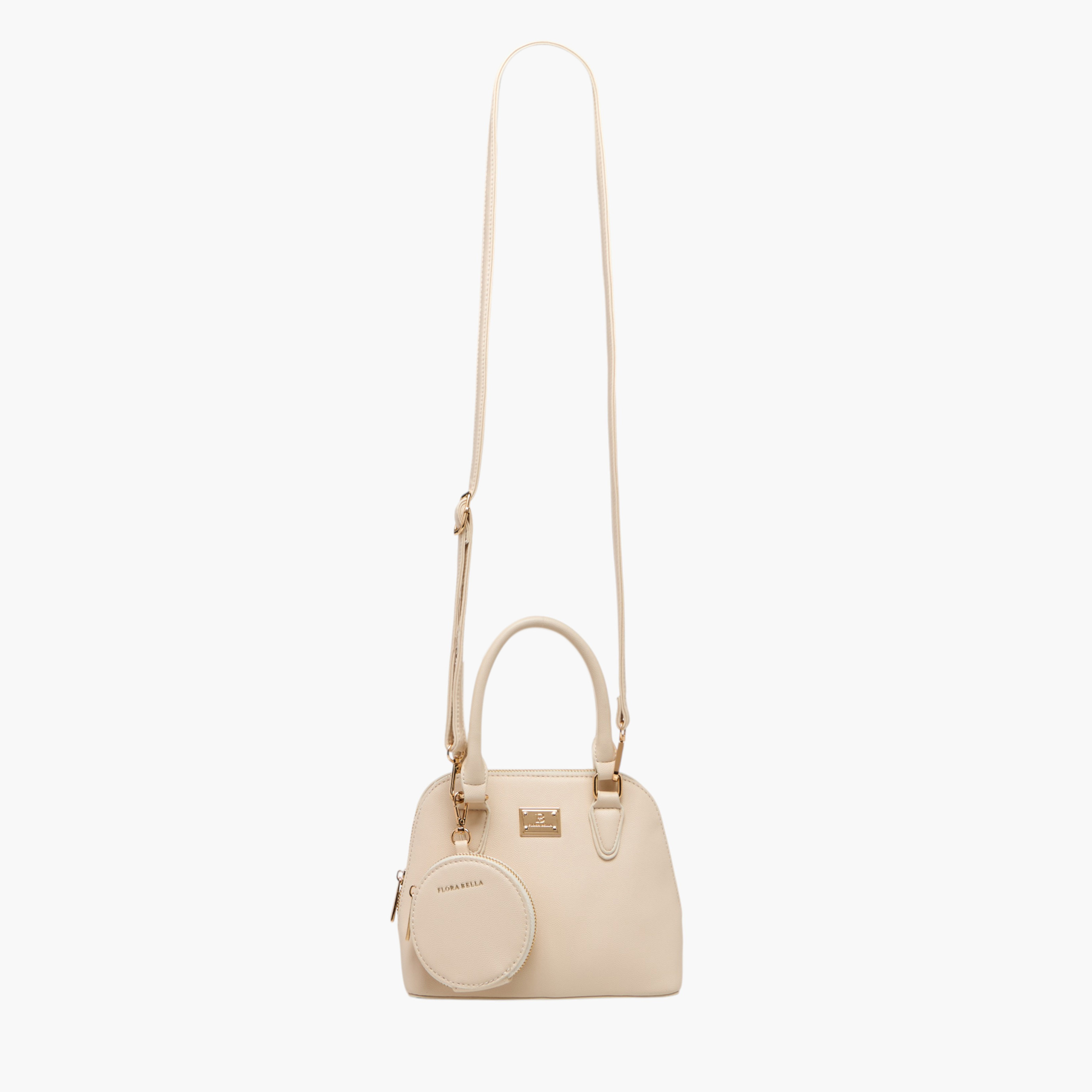 Flora Bella Solid Tote Bag with Double Handle and Detachable Coin Pouch-women-bagsandwallets-handbags-image-4