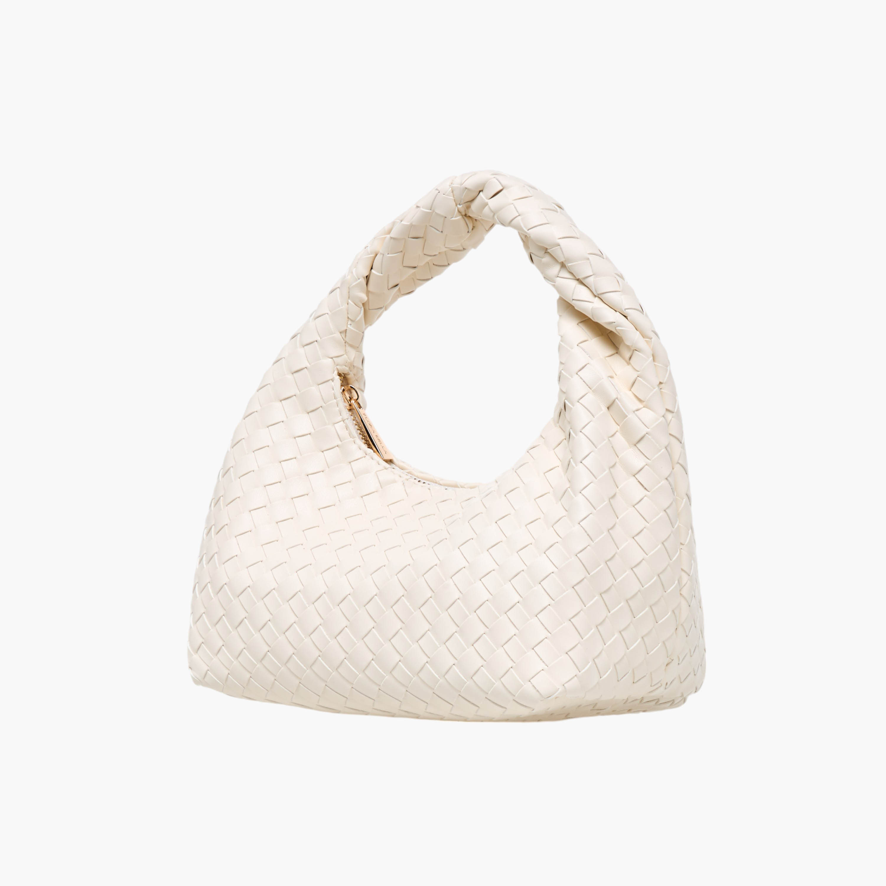شنطة هوبو مضفرة بمقبض وسحاب إغلاق من فلورا بيلا-women-bagsandwallets-handbags-image-3