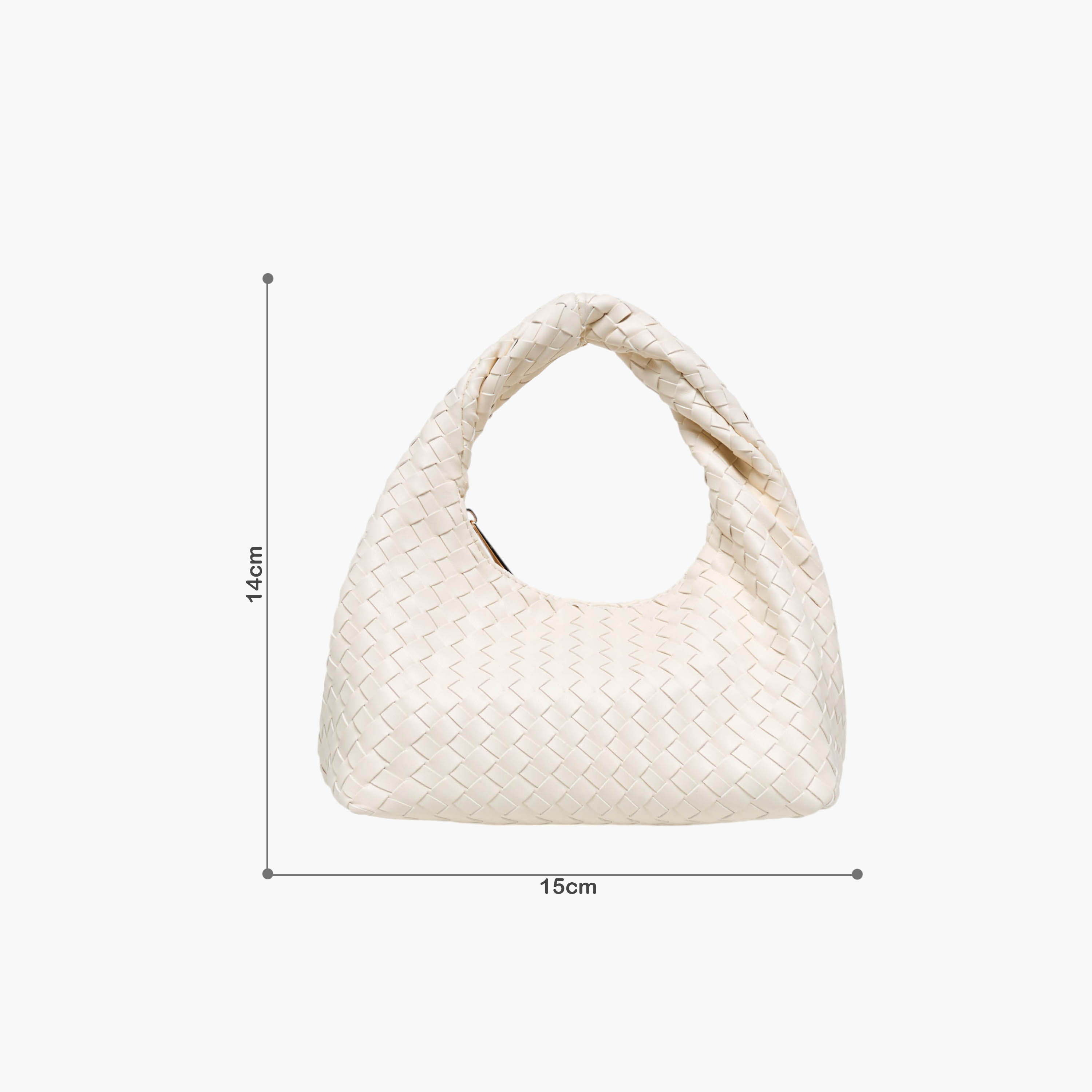 شنطة هوبو مضفرة بمقبض وسحاب إغلاق من فلورا بيلا-women-bagsandwallets-handbags-image-2