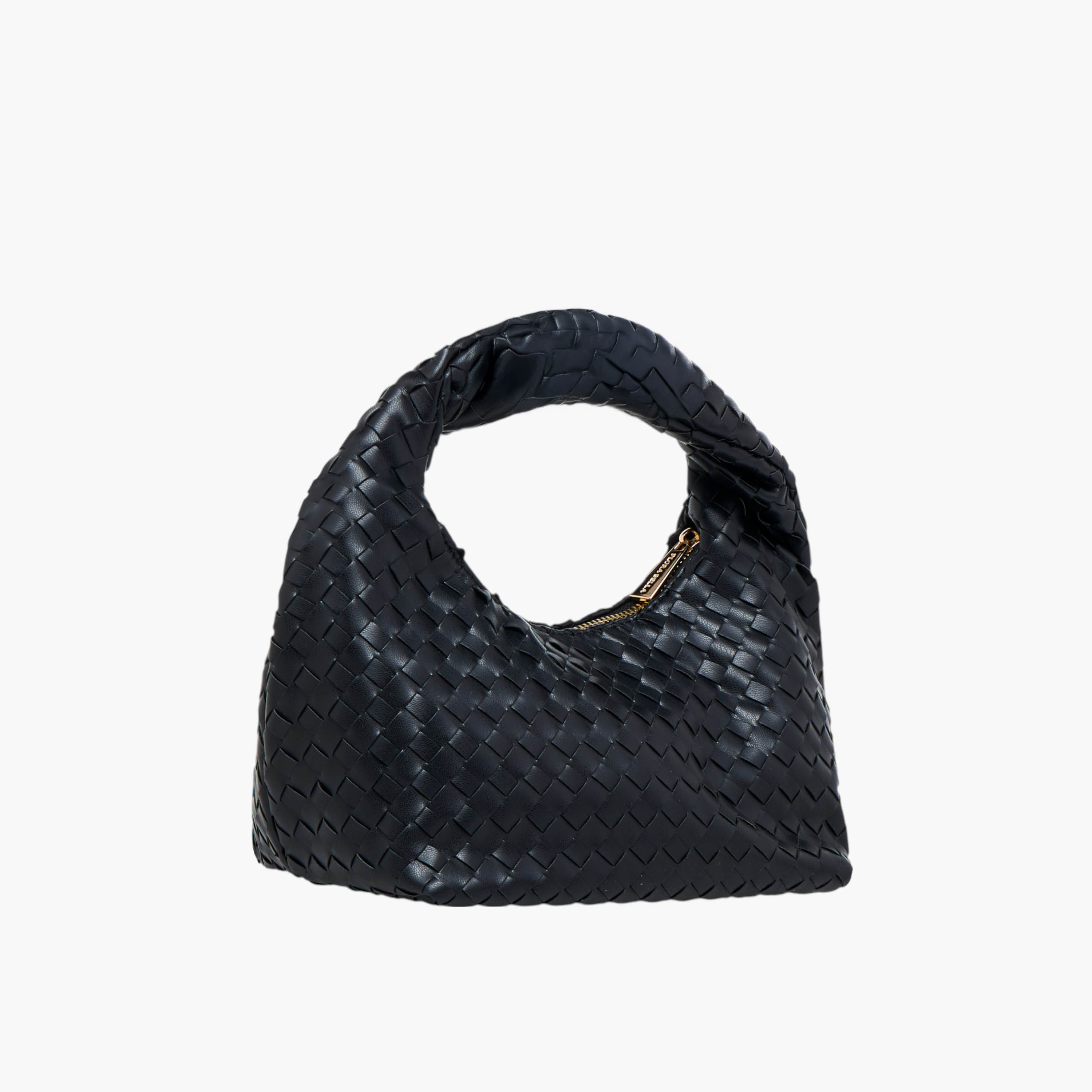 شنطة هوبو مضفرة بمقبض وسحاب إغلاق من فلورا بيلا-women-bagsandwallets-handbags-image-4