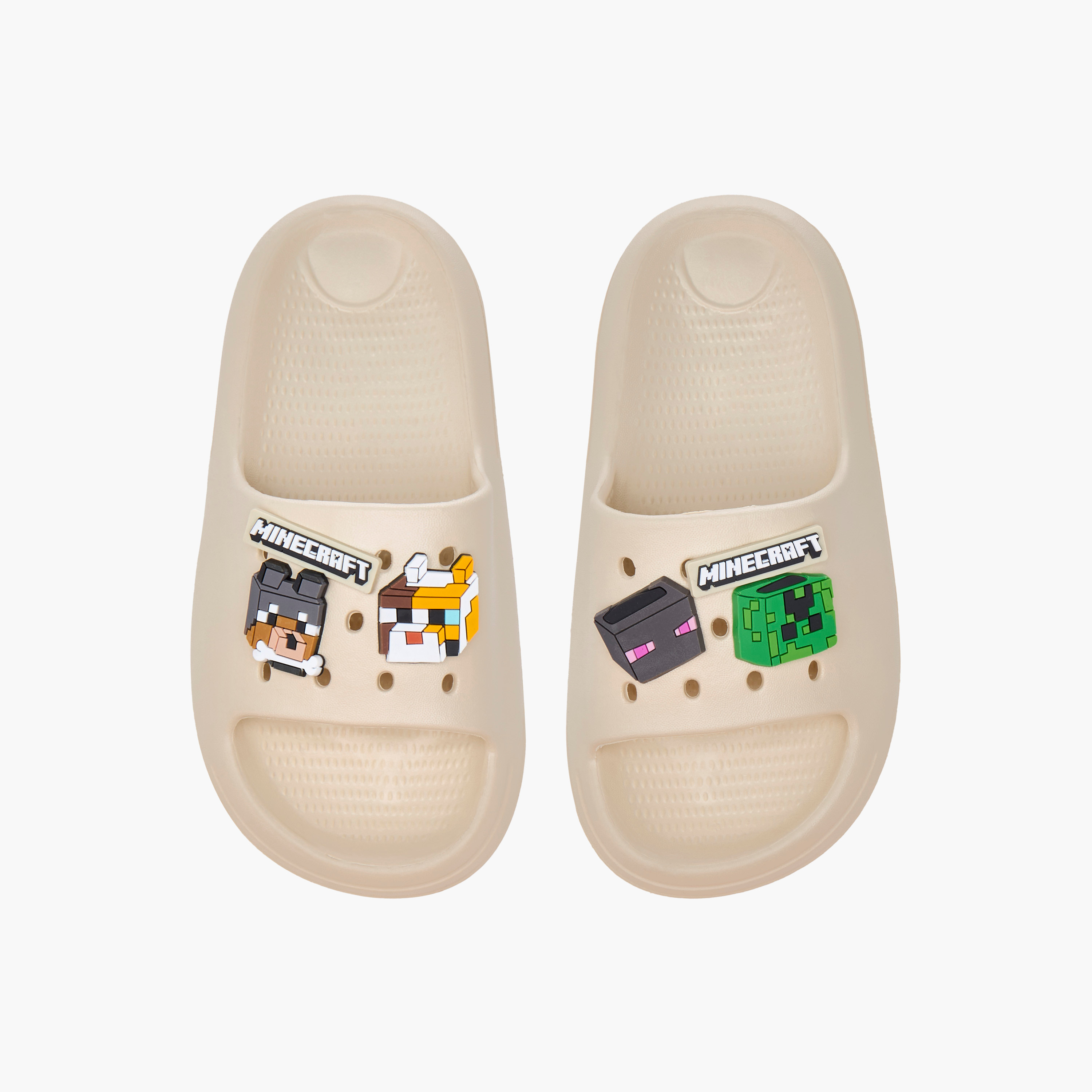 شبشب سهل الارتداء بطبعات ماينكرافت-boys-shoes-flipflopsandslides-image-1