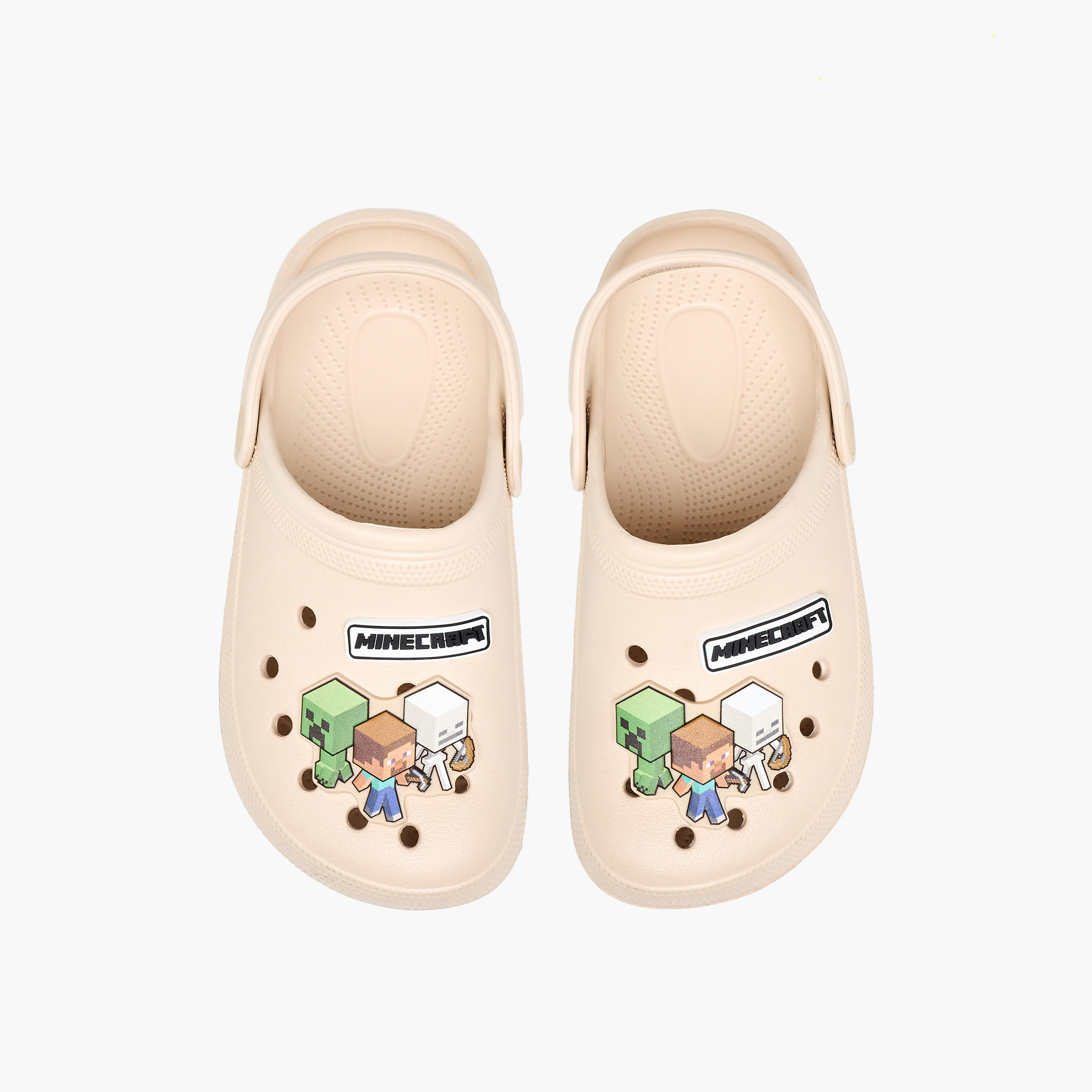 Minecraft Boys Backstrap Clogs-boys-shoes-flipflopsandslides-image-1