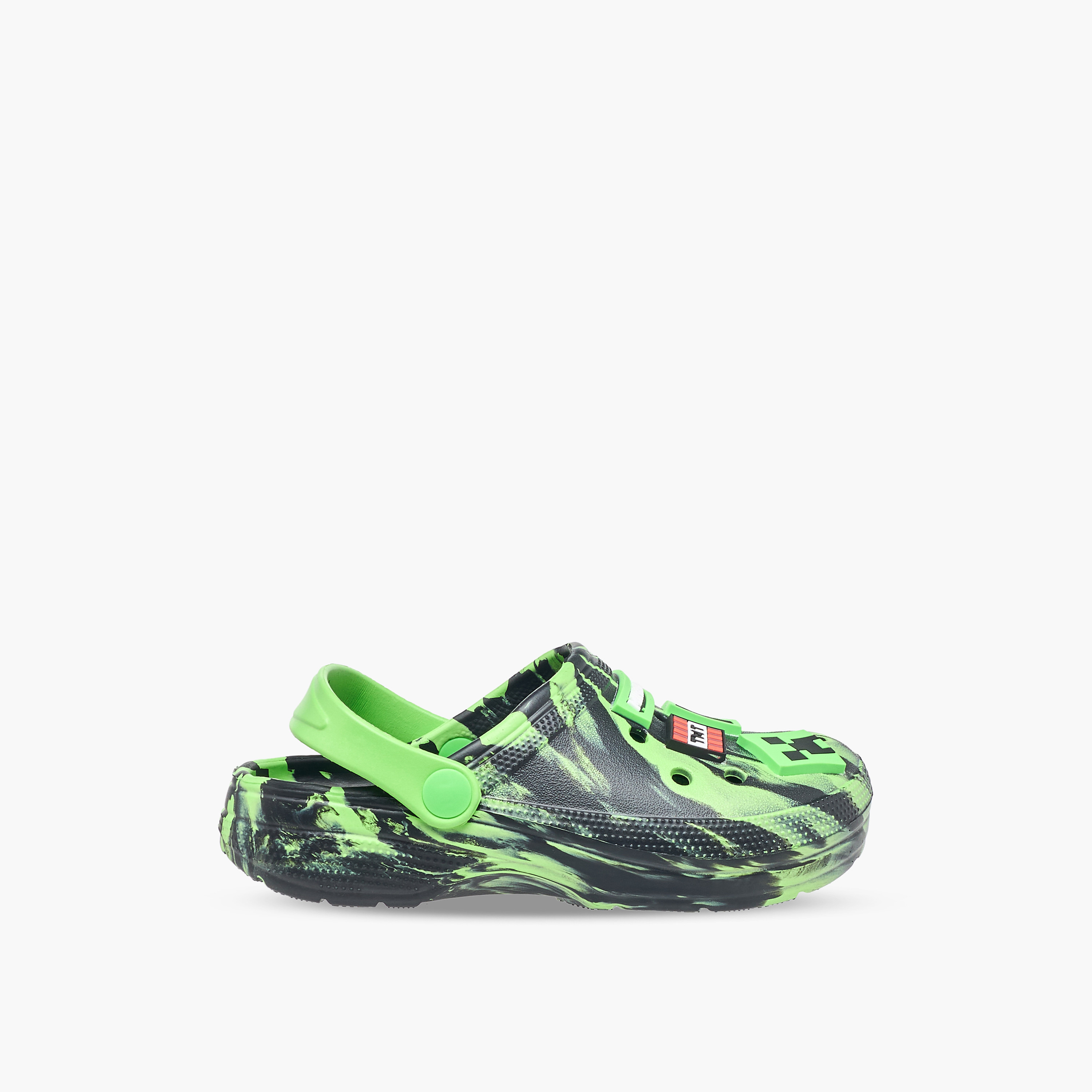 Minecraft Boys Backstrap Clogs-boys-shoes-flipflopsandslides-image-2