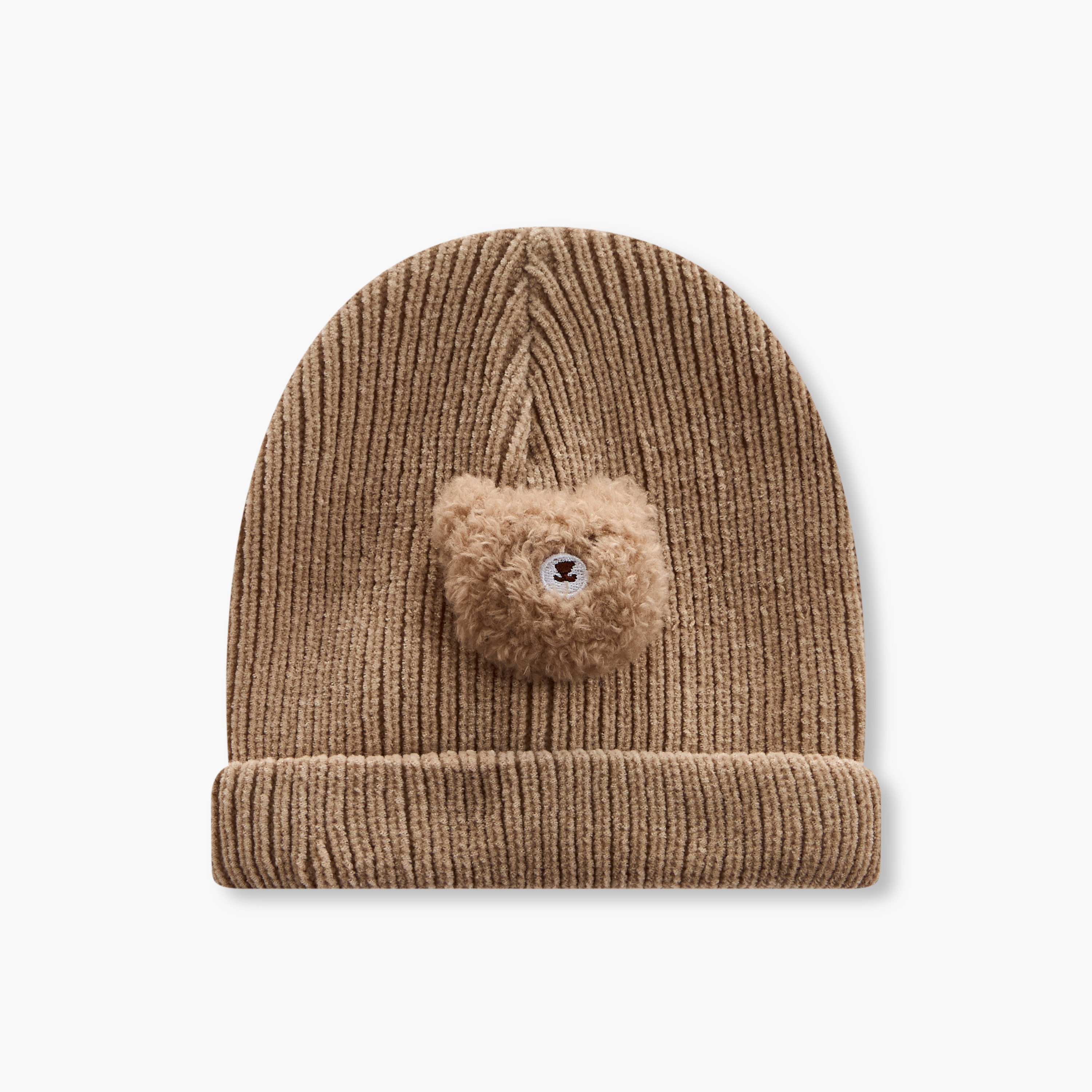 Juniors Bunny Applique Beanie Cap with Scarf-baby-girls-accessories-caps-image-3