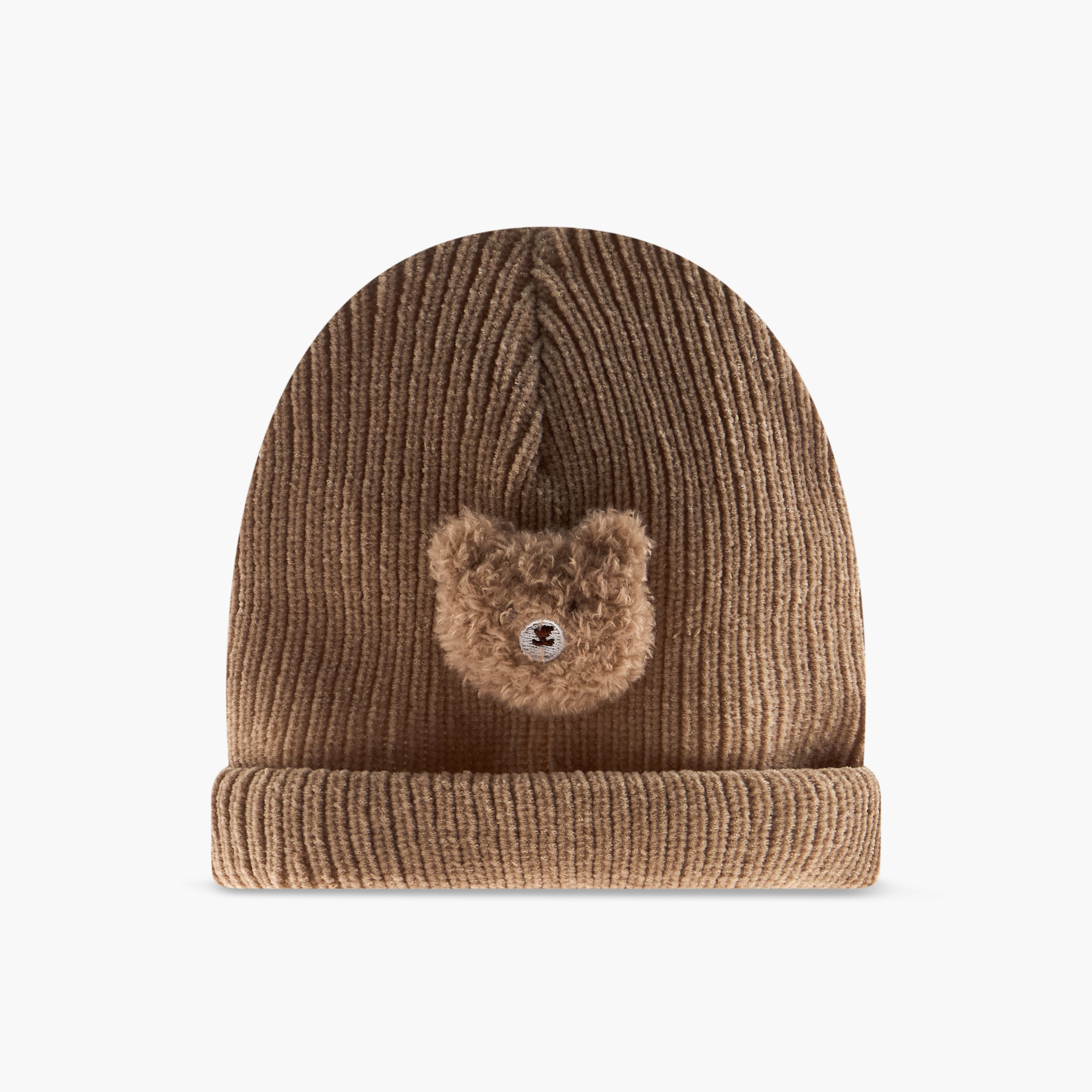Juniors Bunny Applique Beanie Cap with Scarf-baby-girls-accessories-caps-image-5