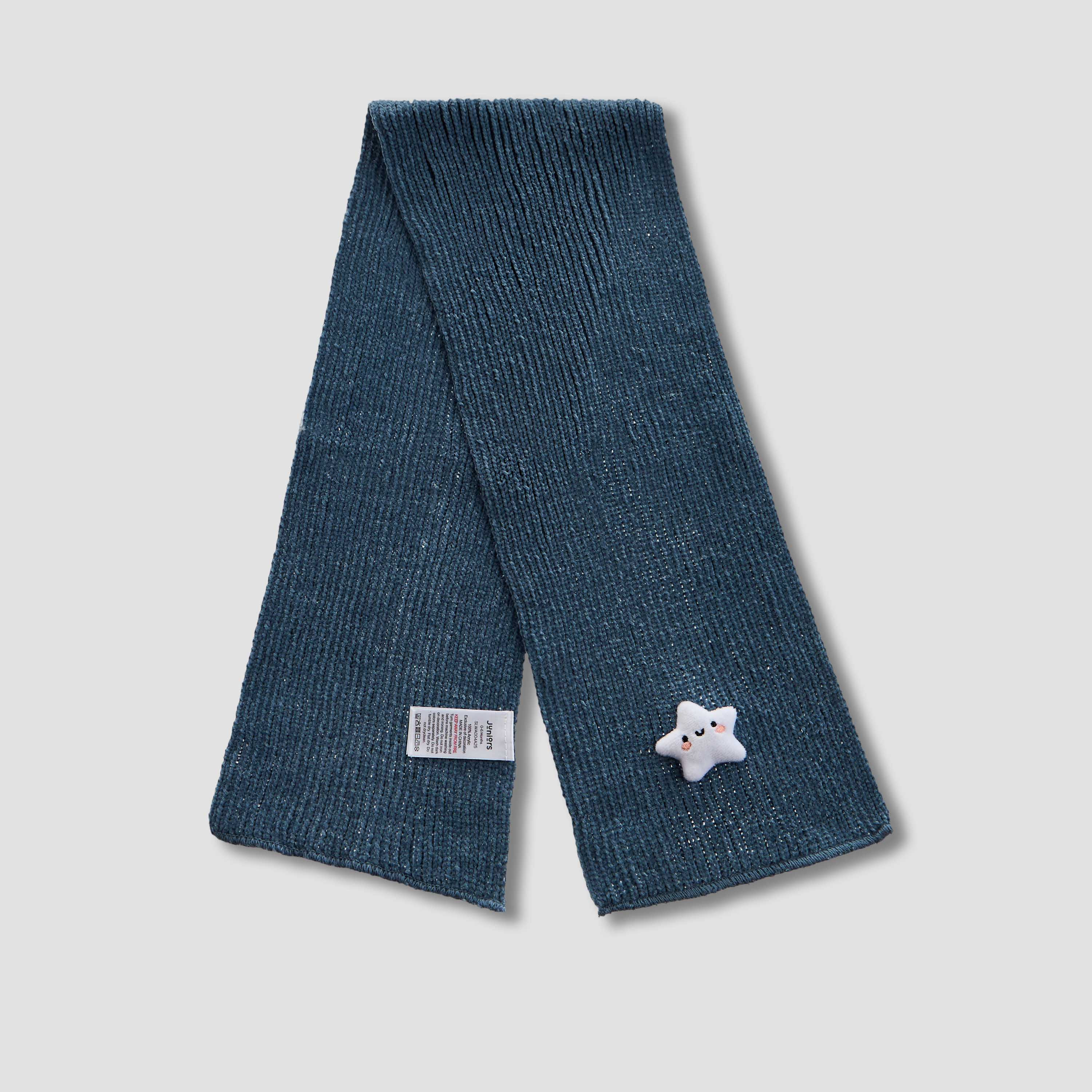 Juniors Shenile Star Accent Beanie and Scarf Set-baby-boys-accessories-caps-image-2