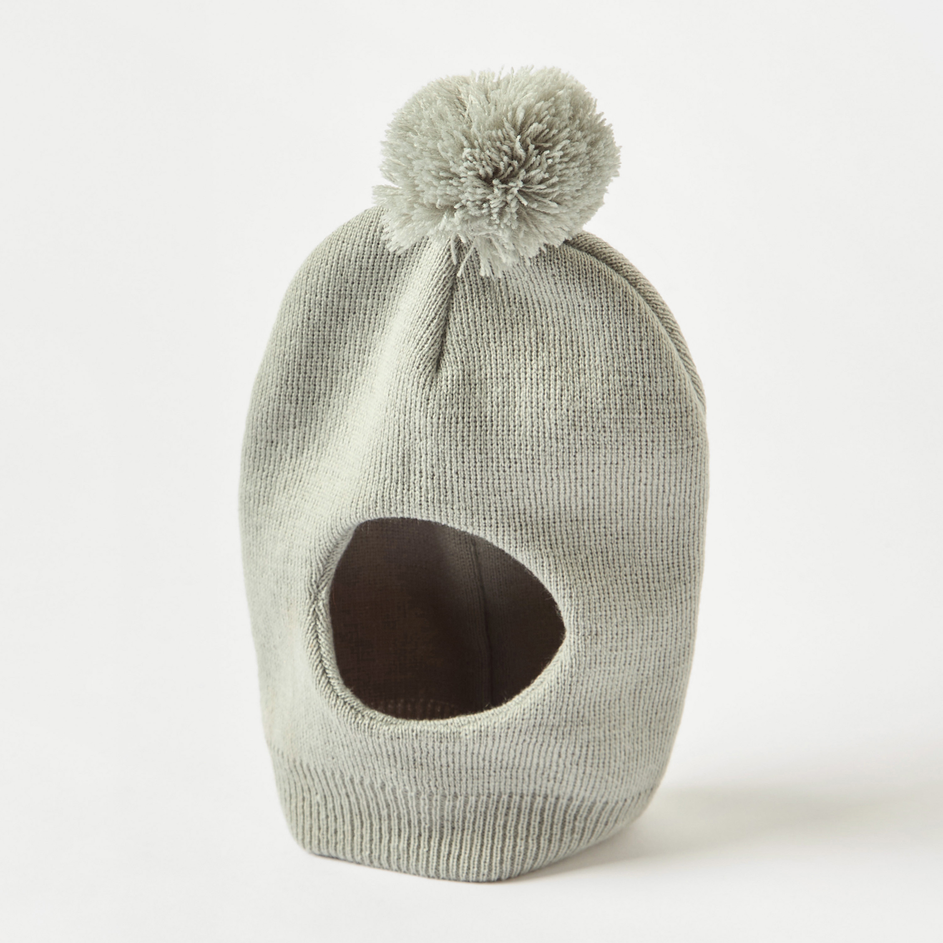 Juniors Monkey Cap with Pom-Pom Detail-baby-boys-accessories-caps-image-3