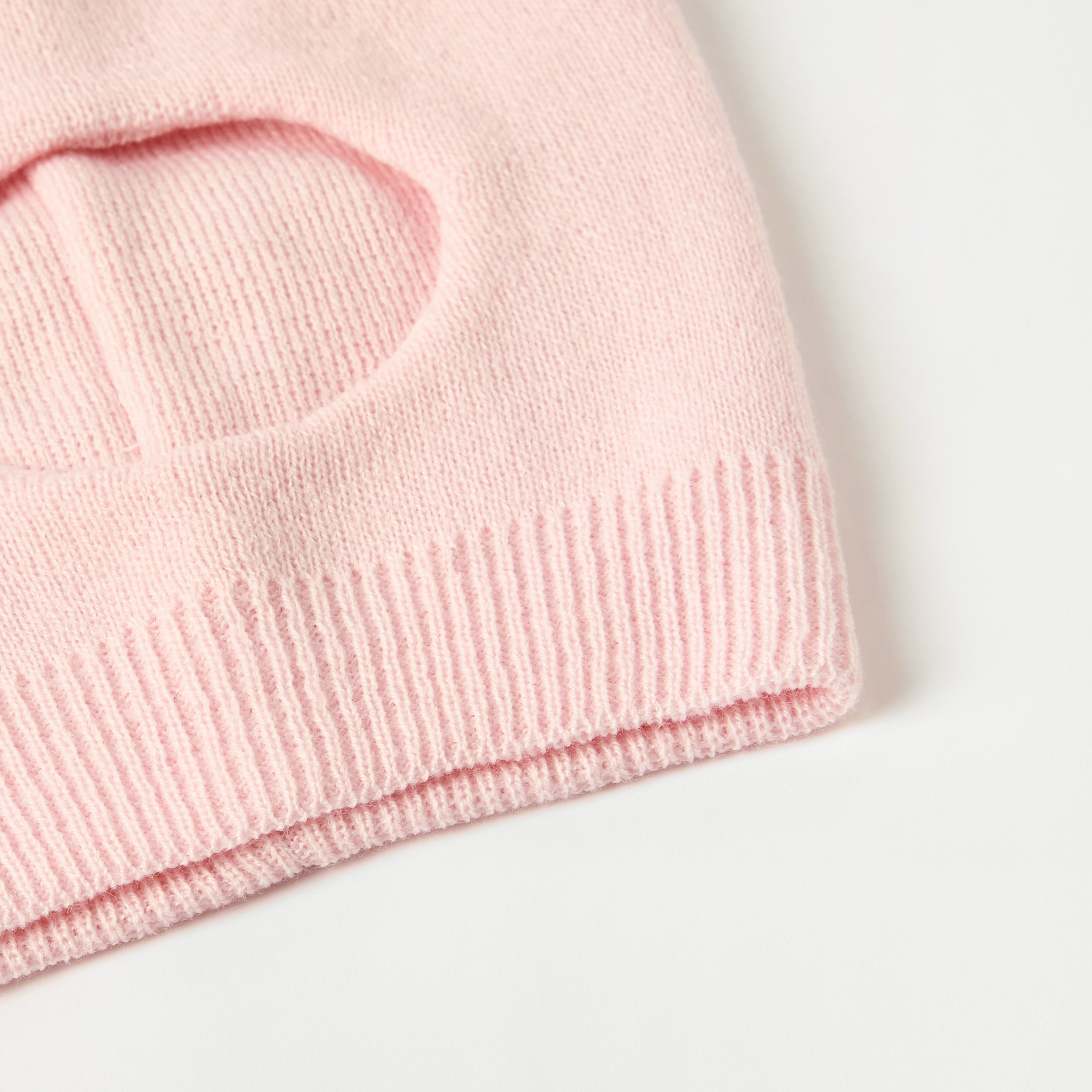 Juniors Monkey Cap with Pom-Pom Detail-baby-girls-accessories-caps-image-2