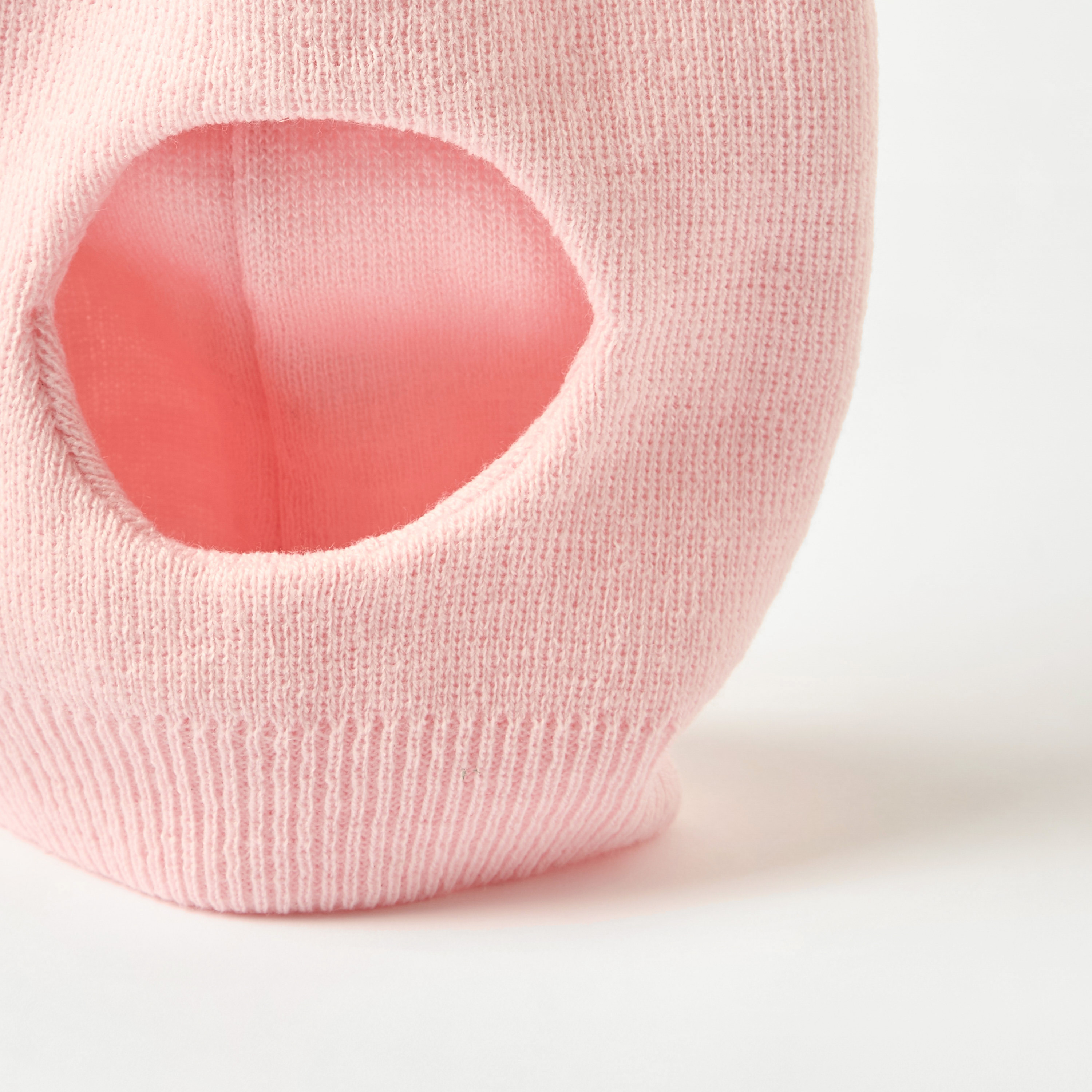 Juniors Monkey Cap with Pom-Pom Detail-baby-girls-accessories-caps-image-4