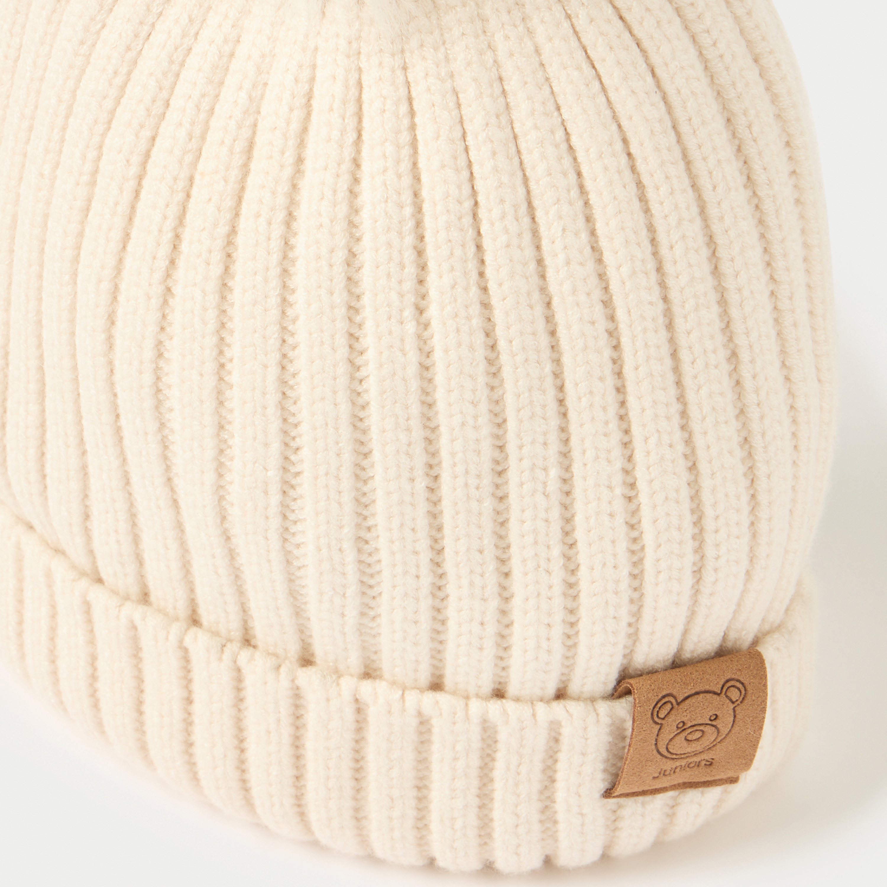 Juniors Pom Pom Detail Beanie-baby-boys-accessories-caps-image-4