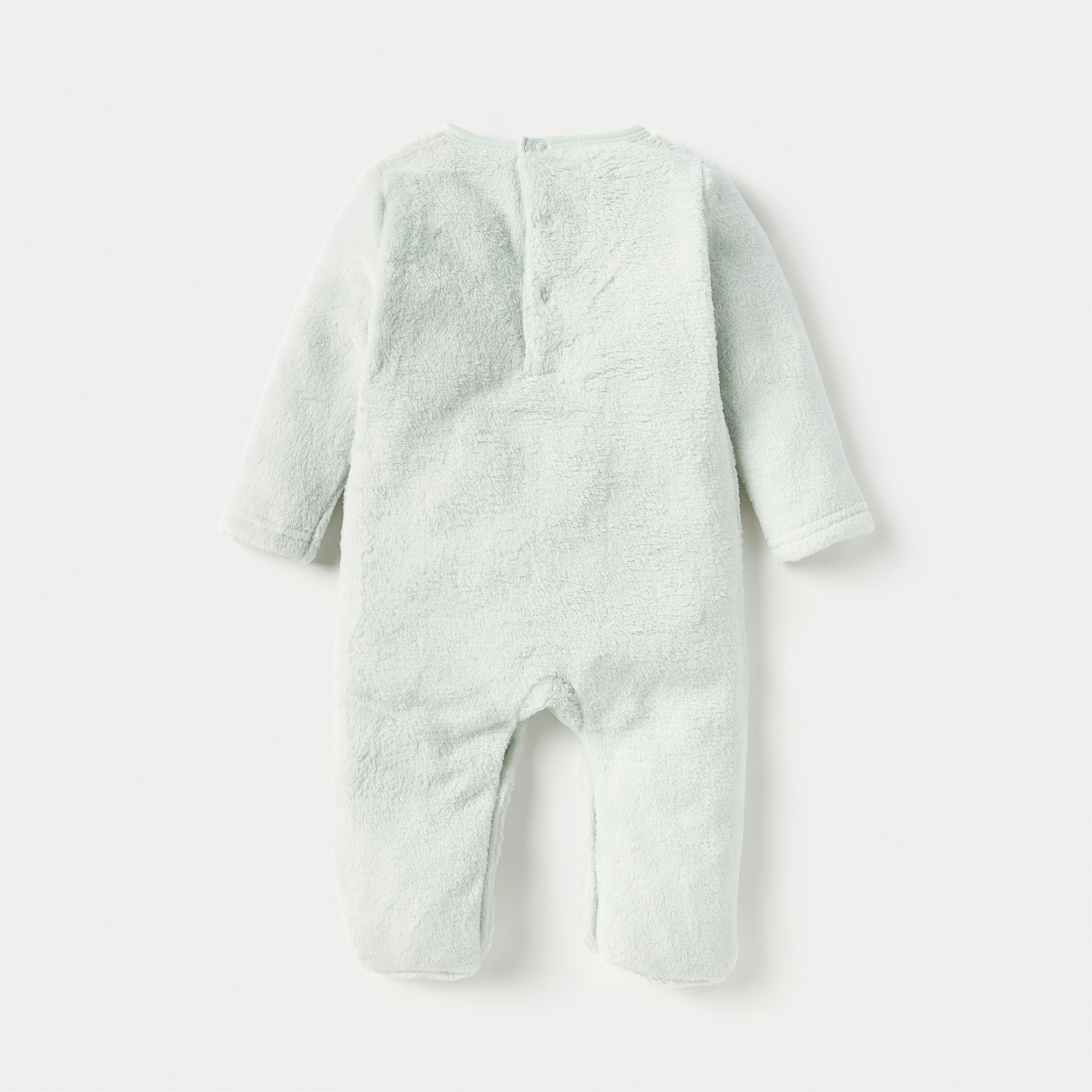 بدلة نوم قطن بأكمام طويلة وزخارف وجه نمر من جونيورز-baby-girls-clothing-nightwear-sleepsuits-image-2