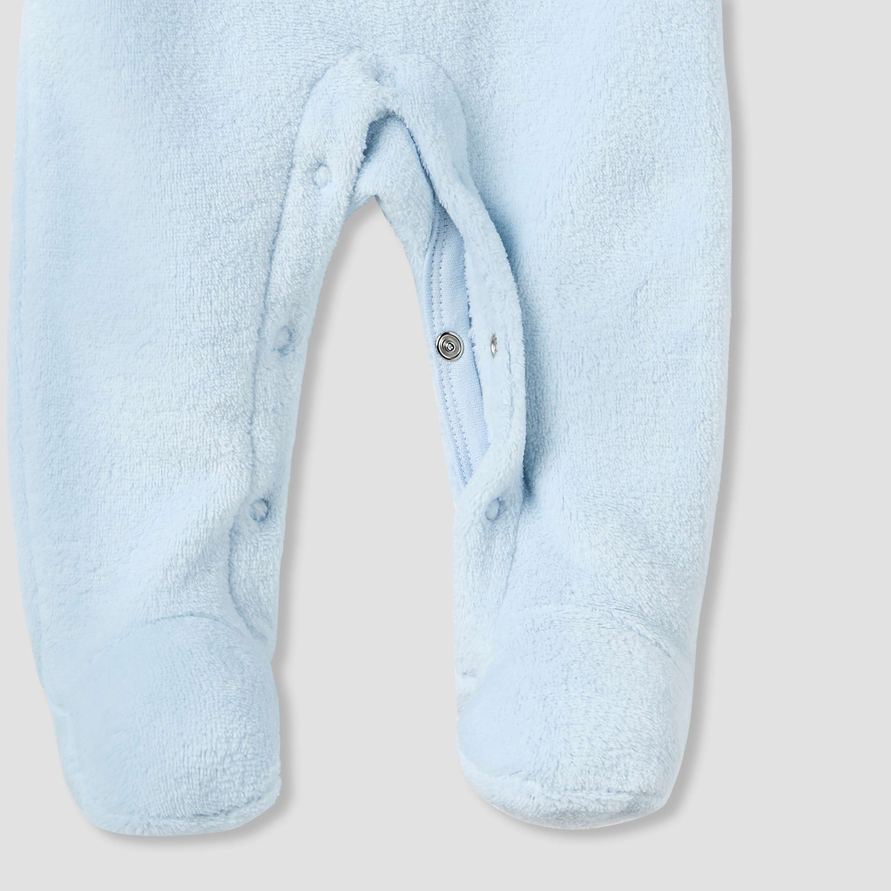 Juniors Round Neck Sleepsuit with Closed Feet - Polyester - Long Sleeves-baby-boys-clothing-winterwear-sleepsuits-image-4