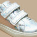 Little Missy Iridescent Textured Sneakers with Hook and Loop Closure-Girl%27s Sneakers-thumbnailMobile-4