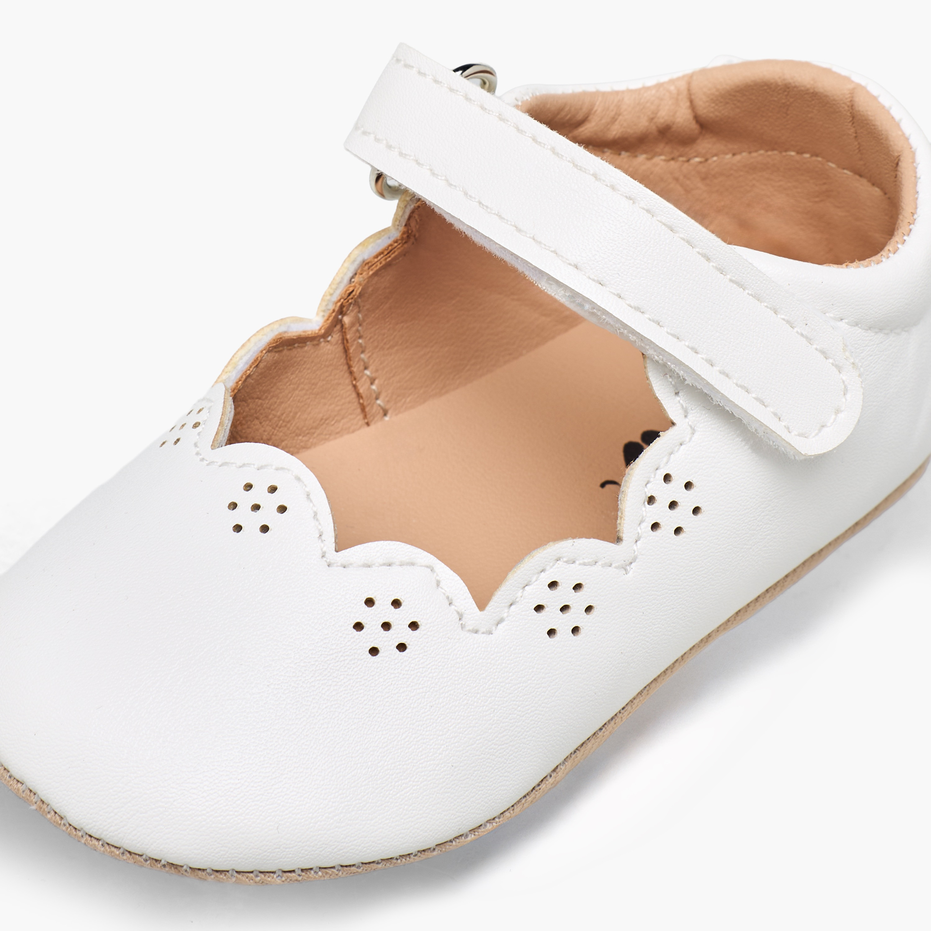 Barefeet Booties with Hook & Loop Closure-baby-girls-shoes-booties-image-4